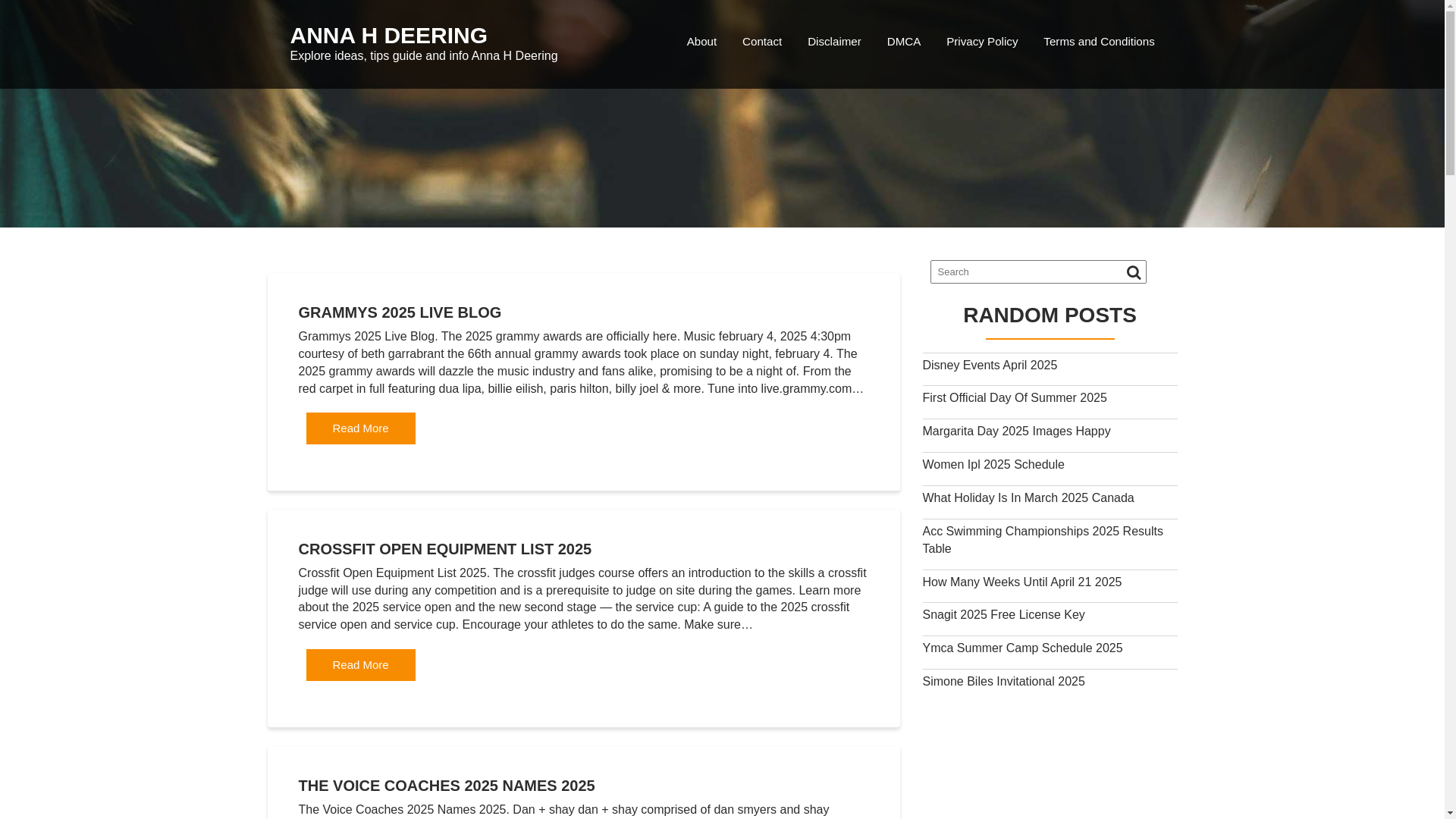 website screenshot of https://annahdeering.pages.dev/