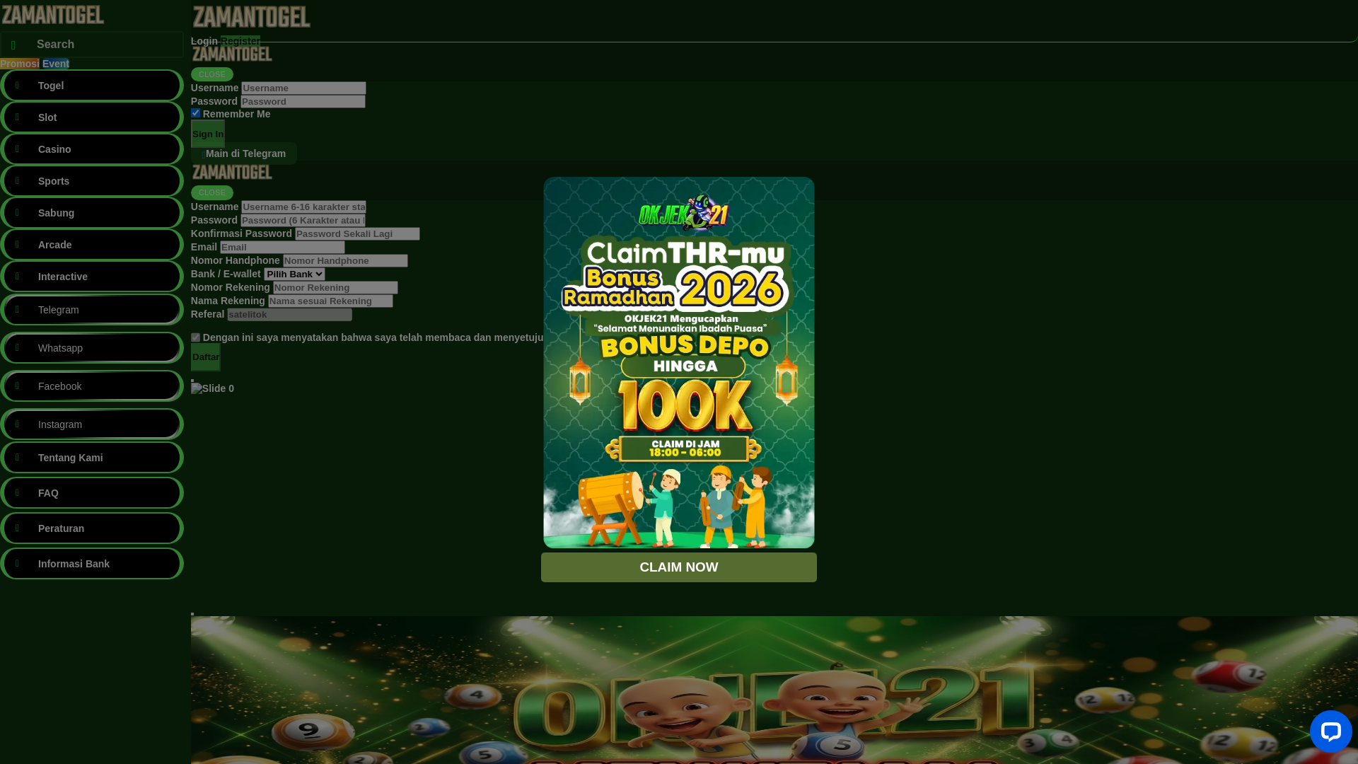 website screenshot of https://zamantogelslot.net/