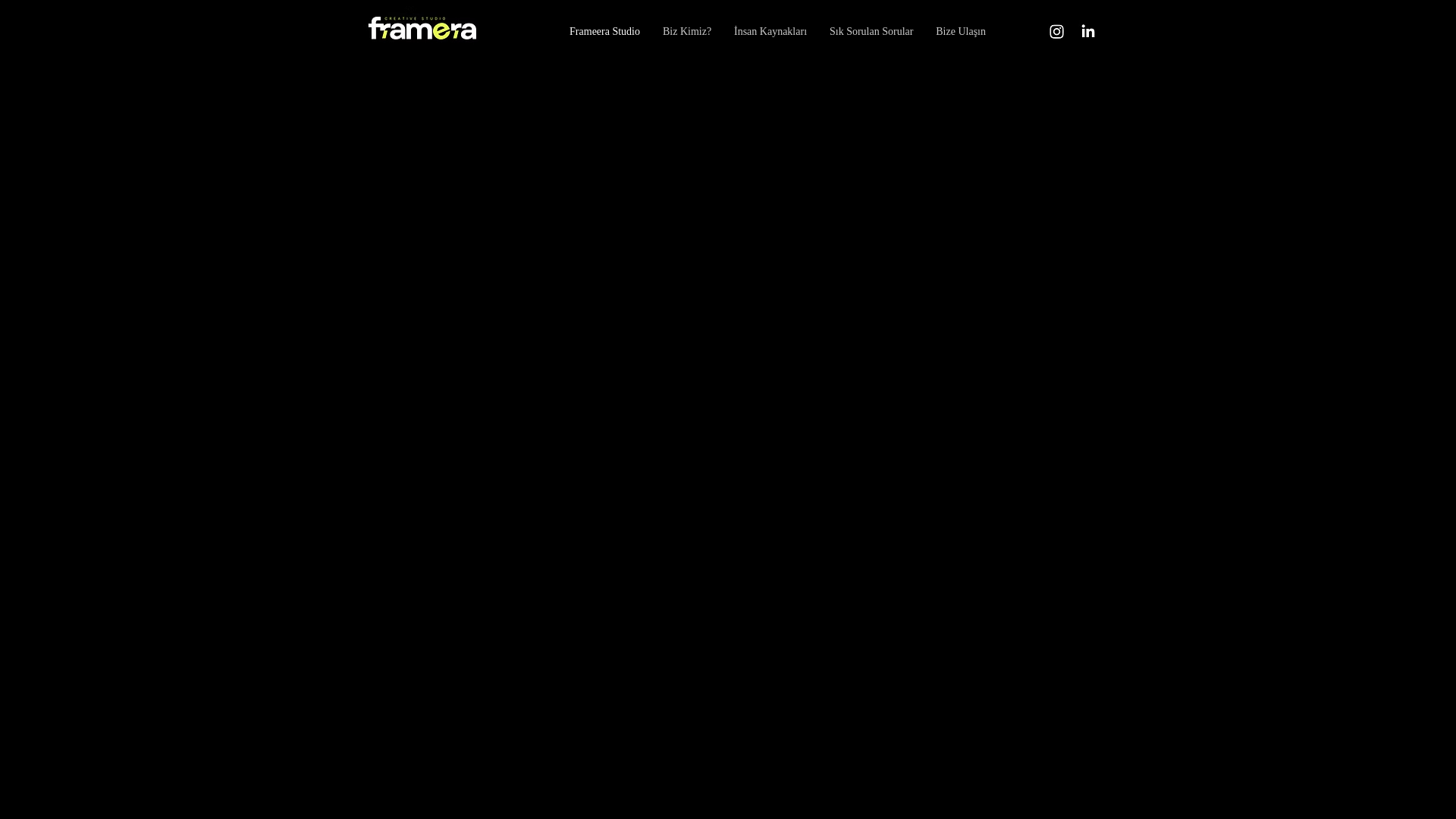 website screenshot of https://frameerastudio.com/