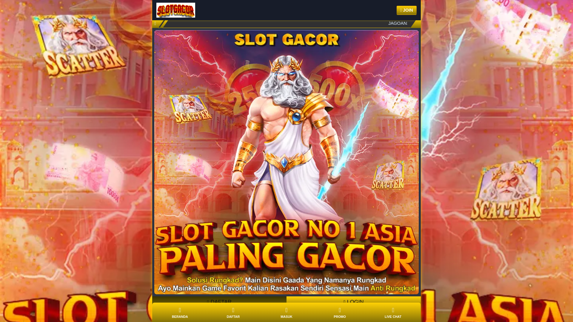 website screenshot of https://ini-jagoan303.pages.dev/