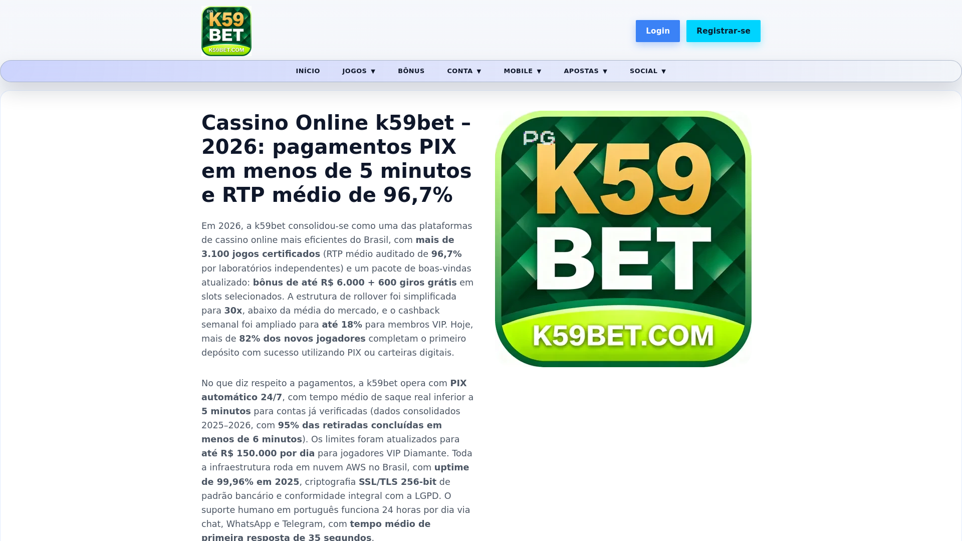 website screenshot of https://k59beto.com/