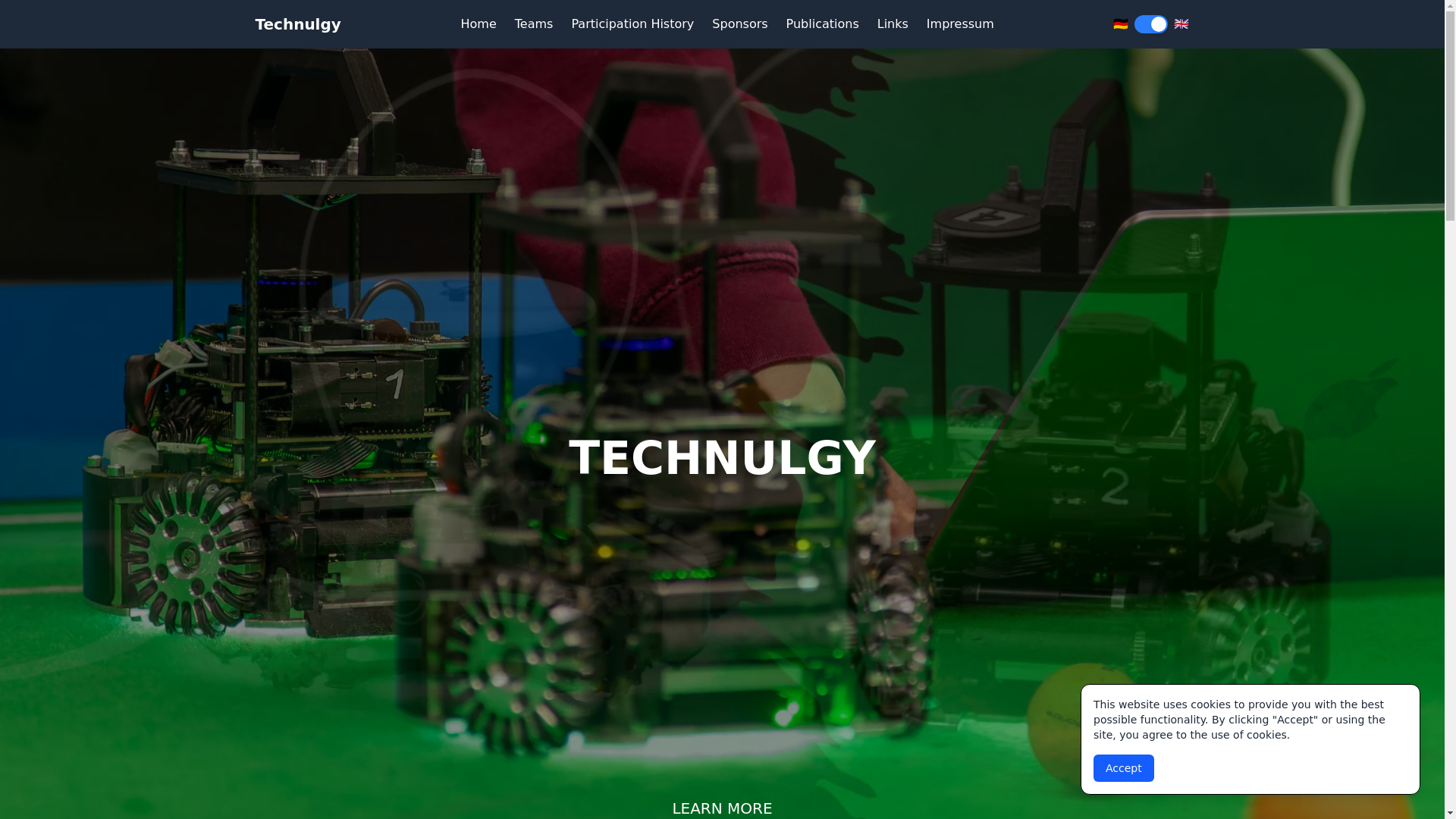 website screenshot of https://technulgy-website.pages.dev/