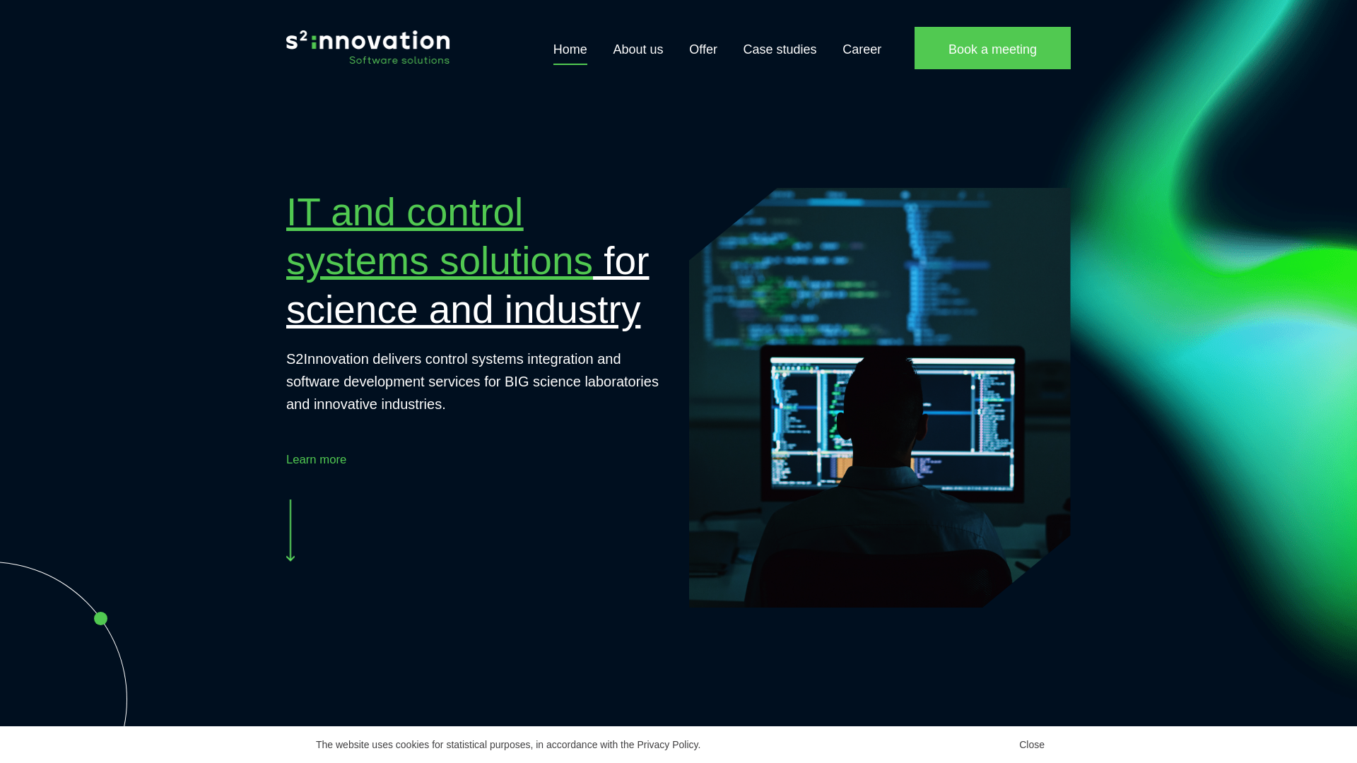 website screenshot of https://s2innovationgroup.online/
