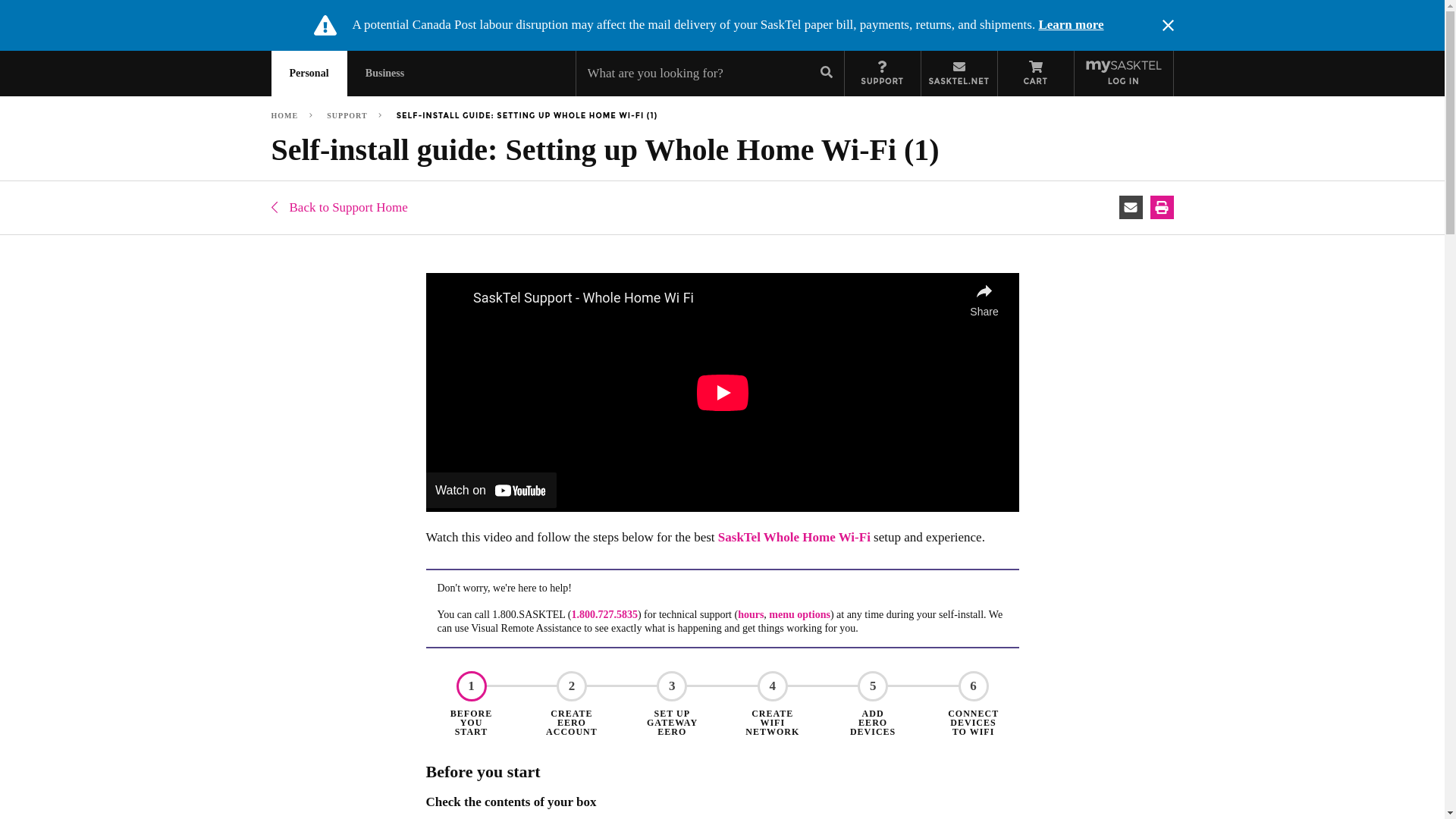 website screenshot of https://support.sasktel.com/app/answers/detail/a_id/26801