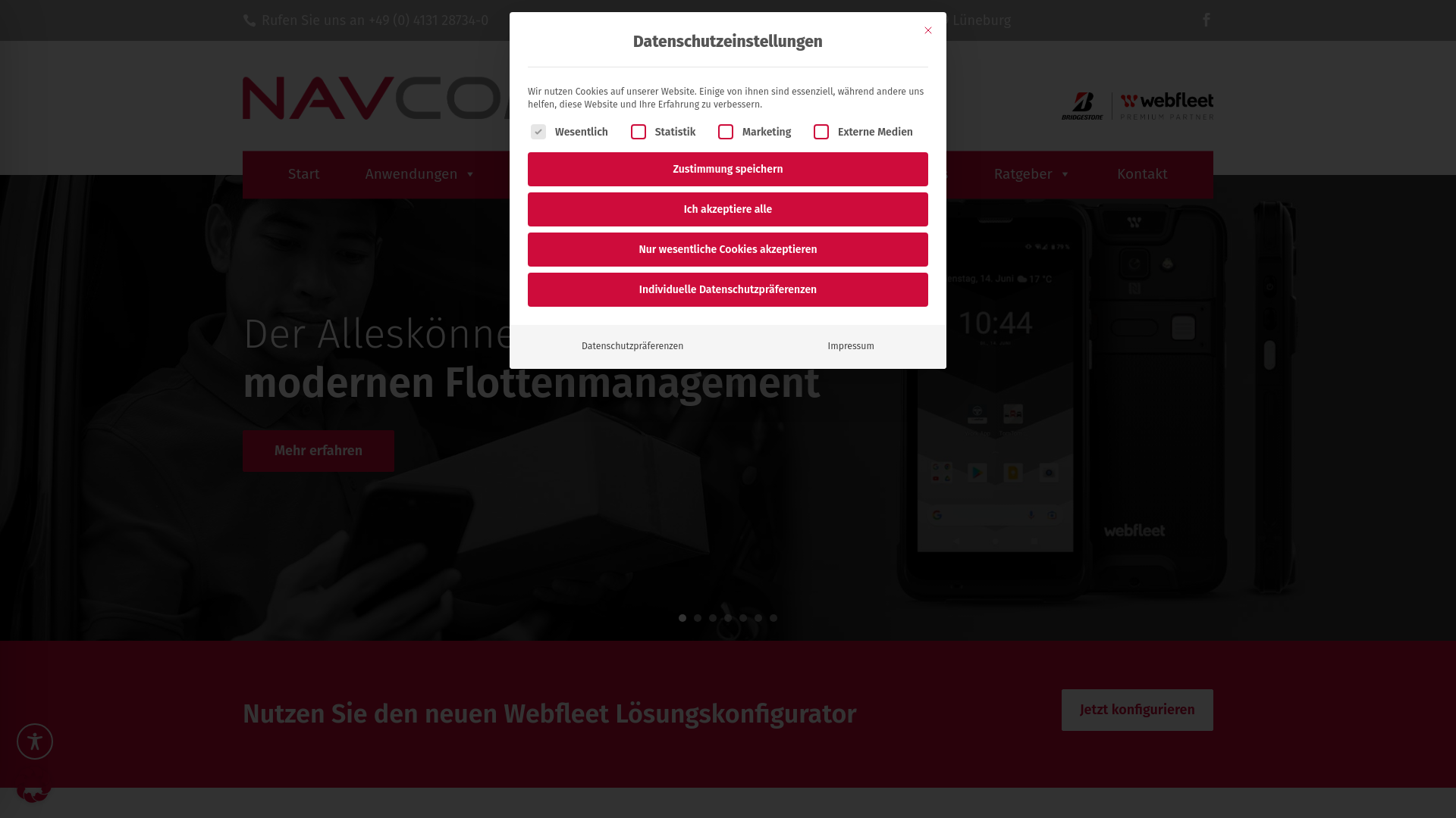 website screenshot of https://navcomm.nl/
