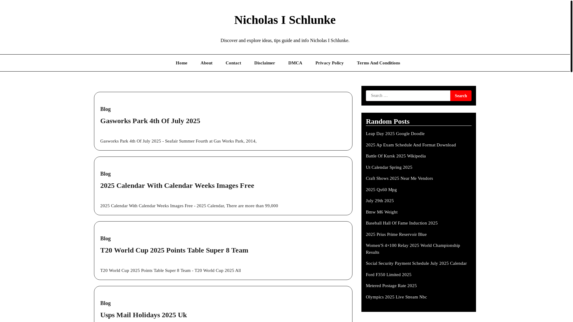 website screenshot of https://nicholasischlunke.pages.dev/