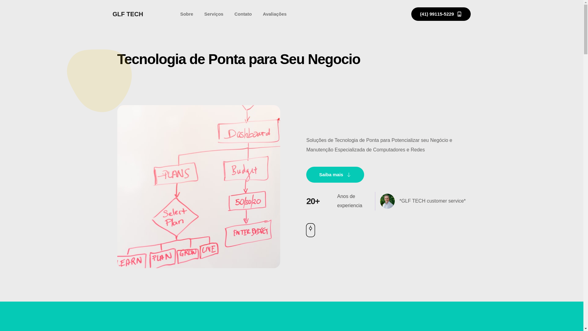 website screenshot of https://glftech.info/