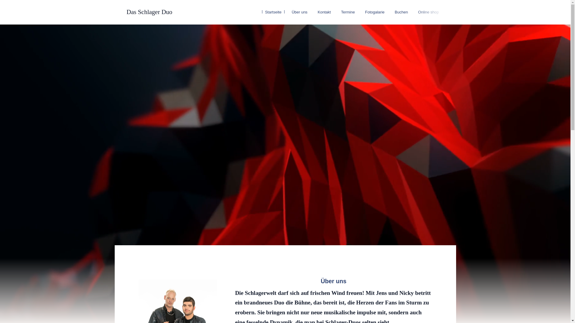 website screenshot of https://das-schlager-duo.de/