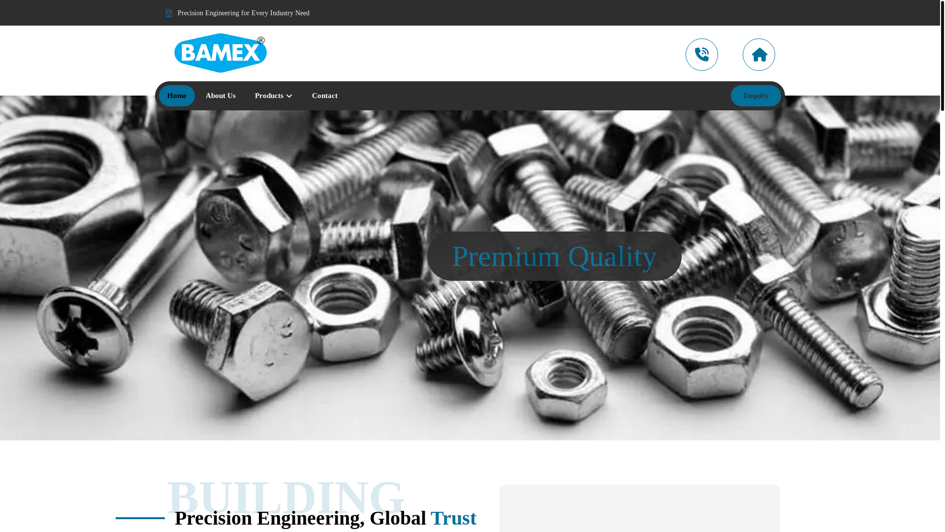 website screenshot of https://bamaxinternational.com/