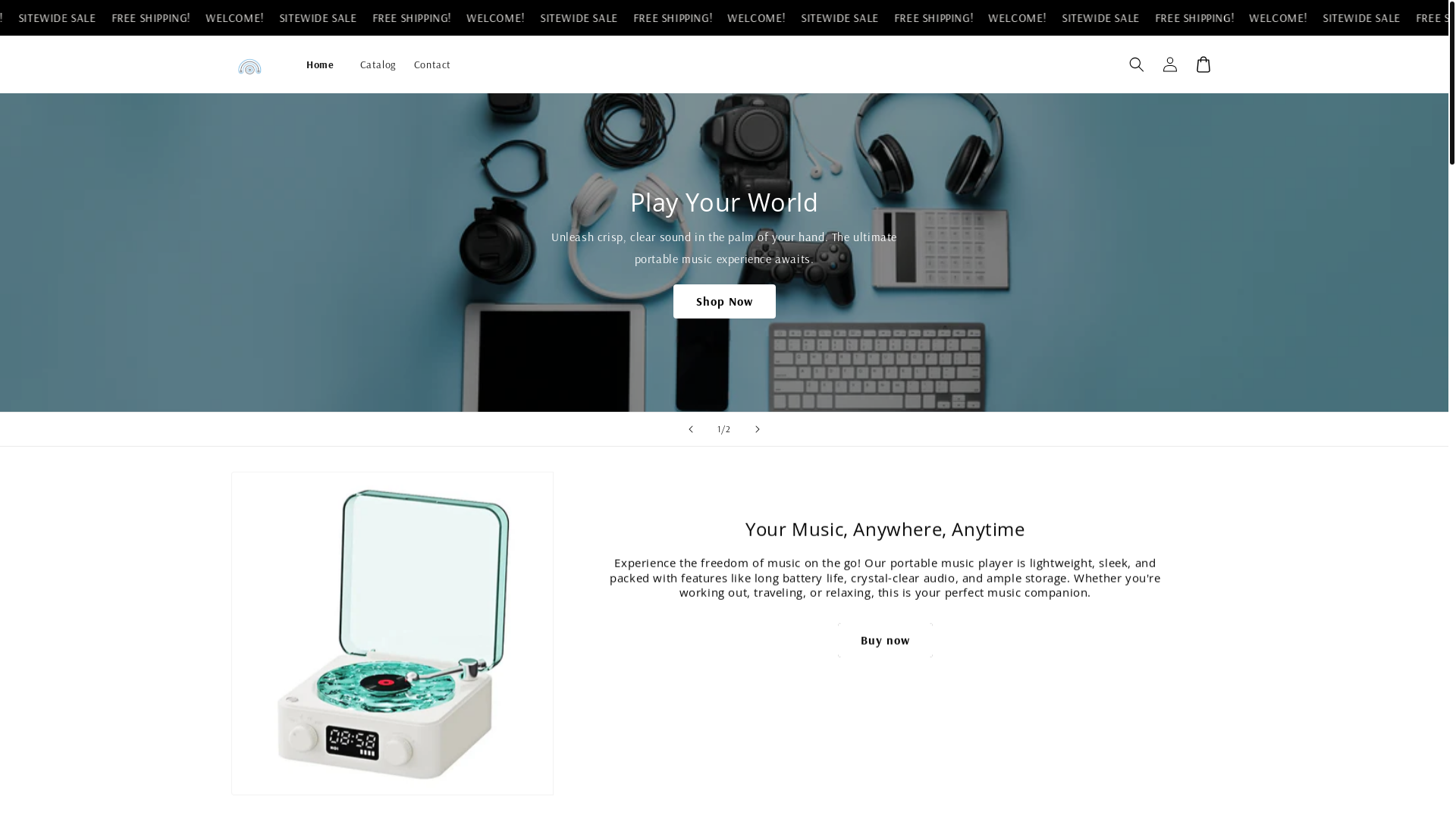 website screenshot of https://gottahaveelectronics.store/