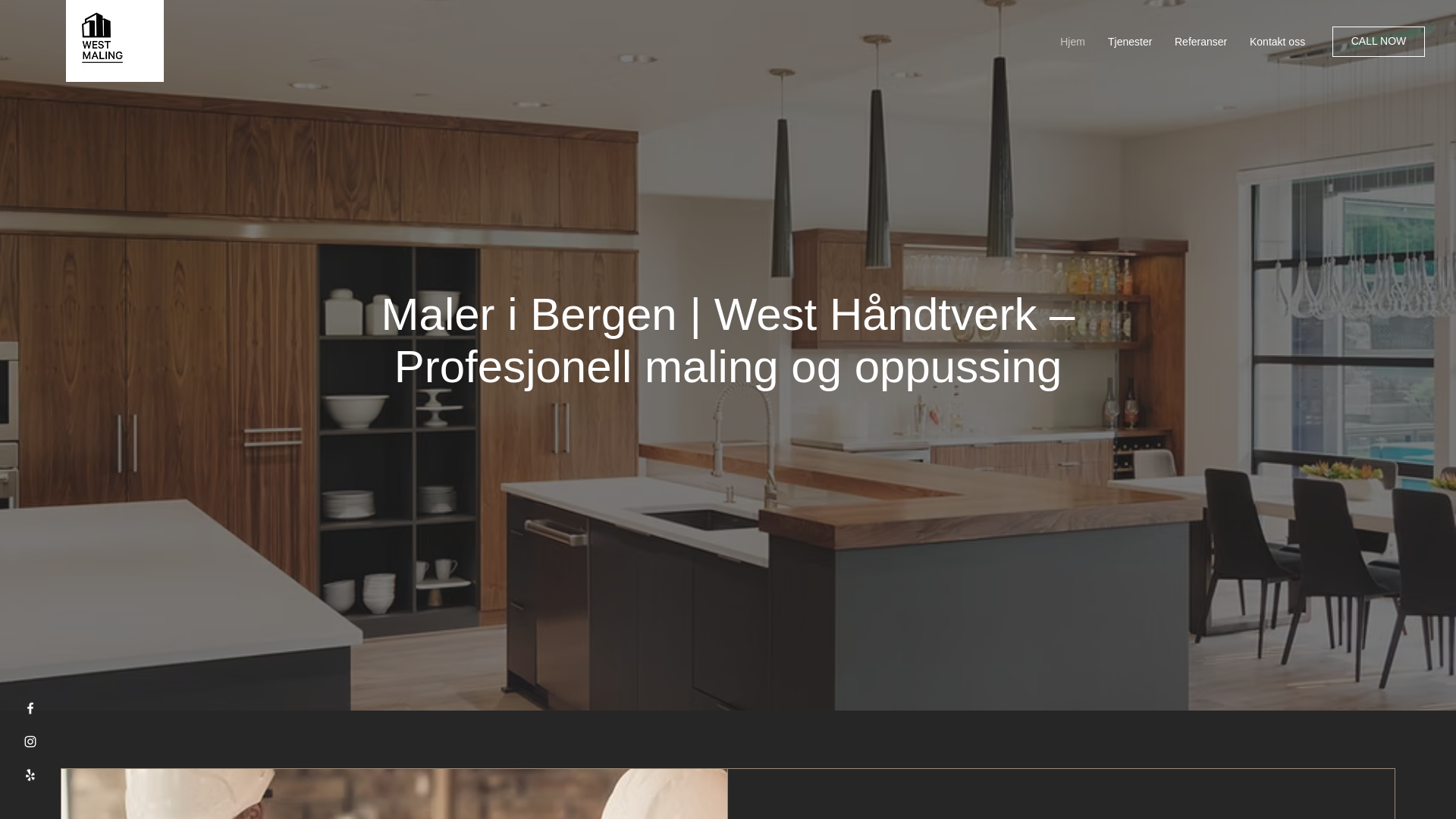 website screenshot of https://westmaling.no