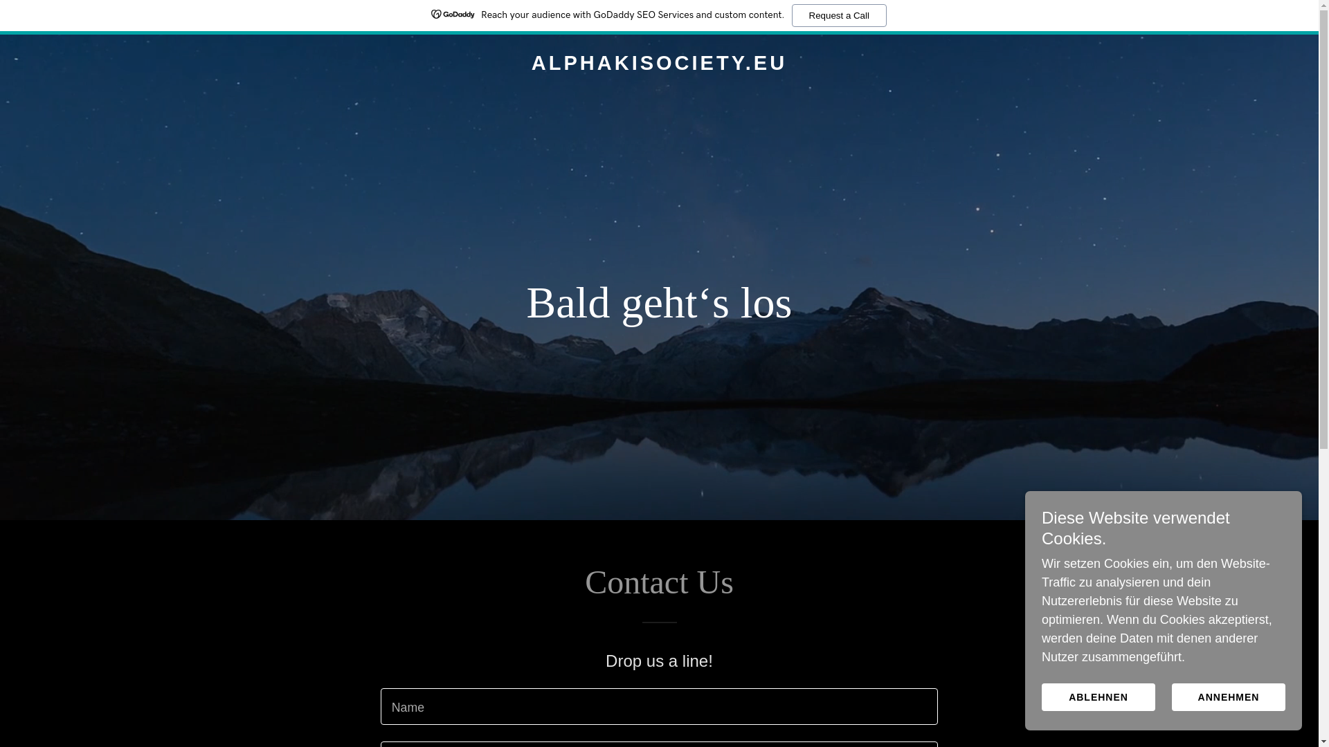 website screenshot of https://alphakisociety.eu/