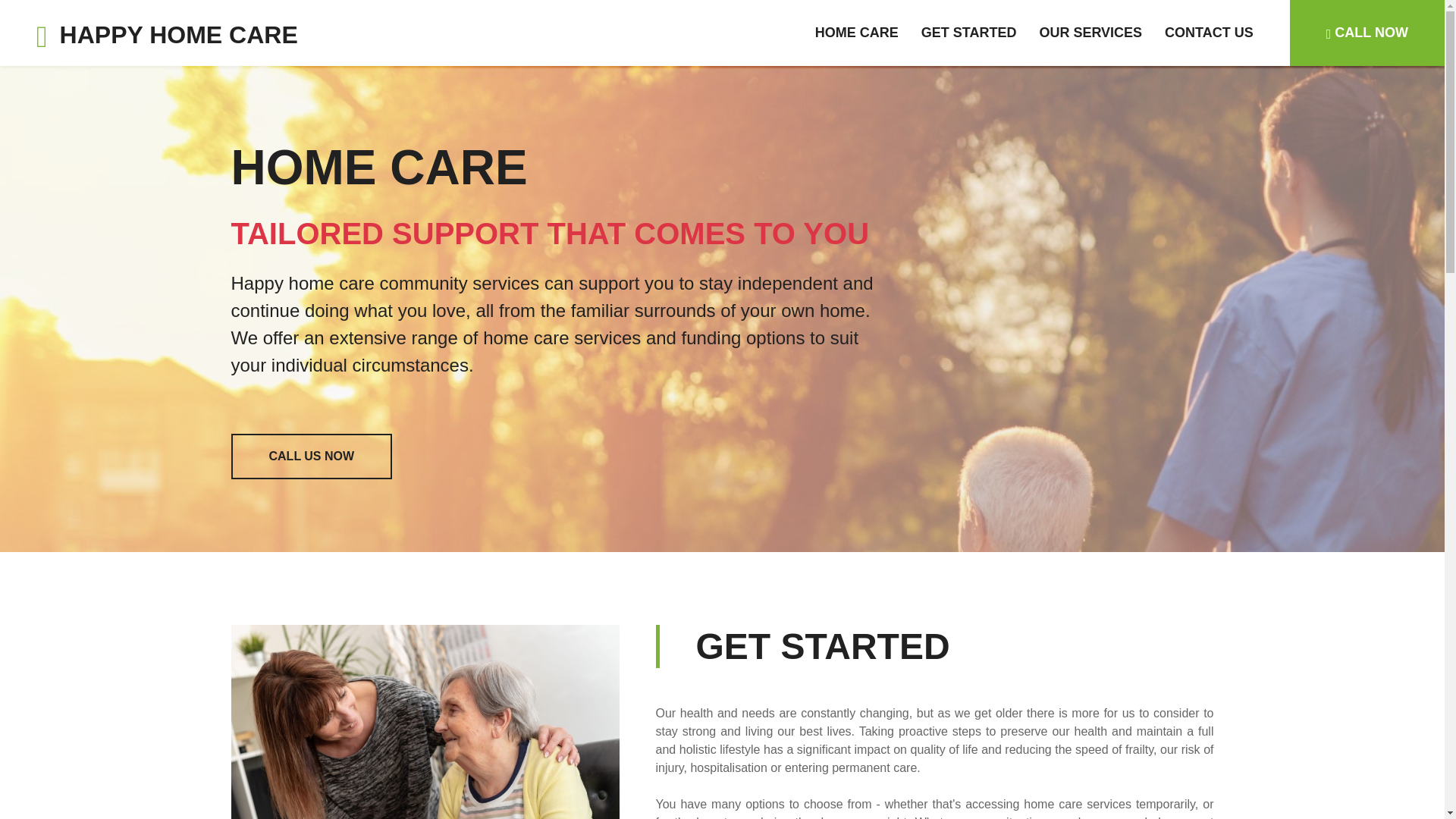 website screenshot of https://happyhomecare.online/