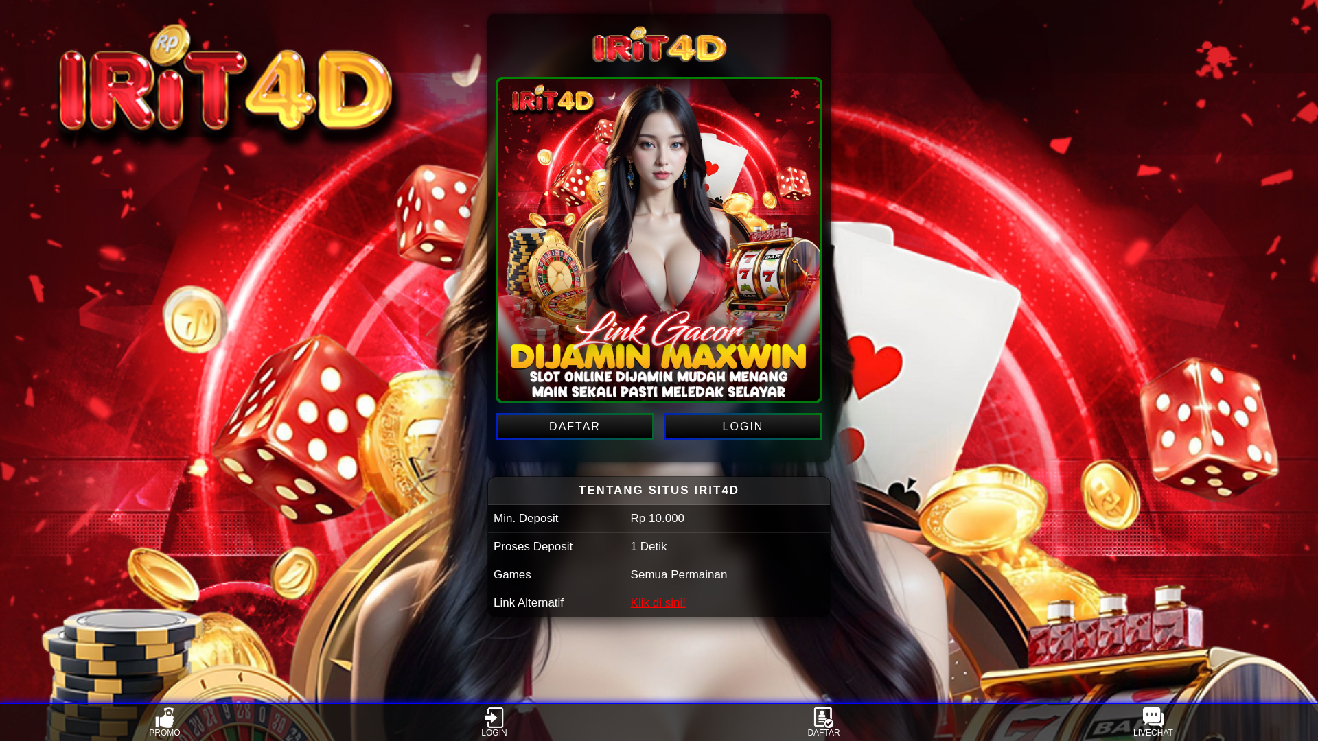 website screenshot of https://jepe-tanpa-henti.pages.dev/