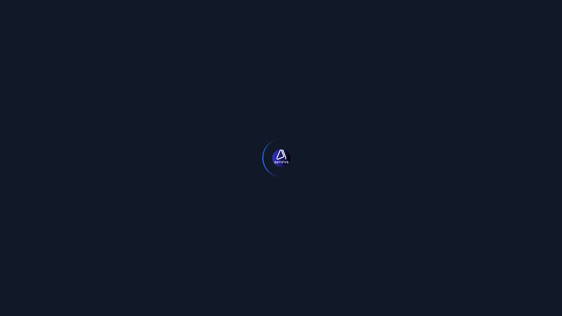 website screenshot of https://landing-artifys.pages.dev/