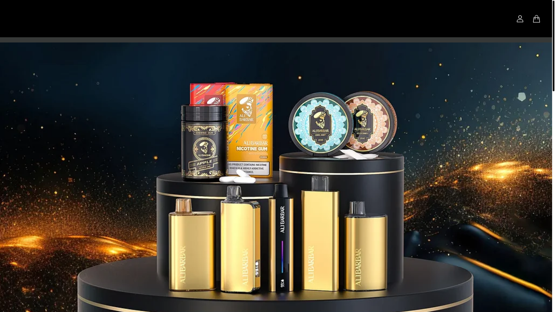website screenshot of https://alibarbarvapeee.com/