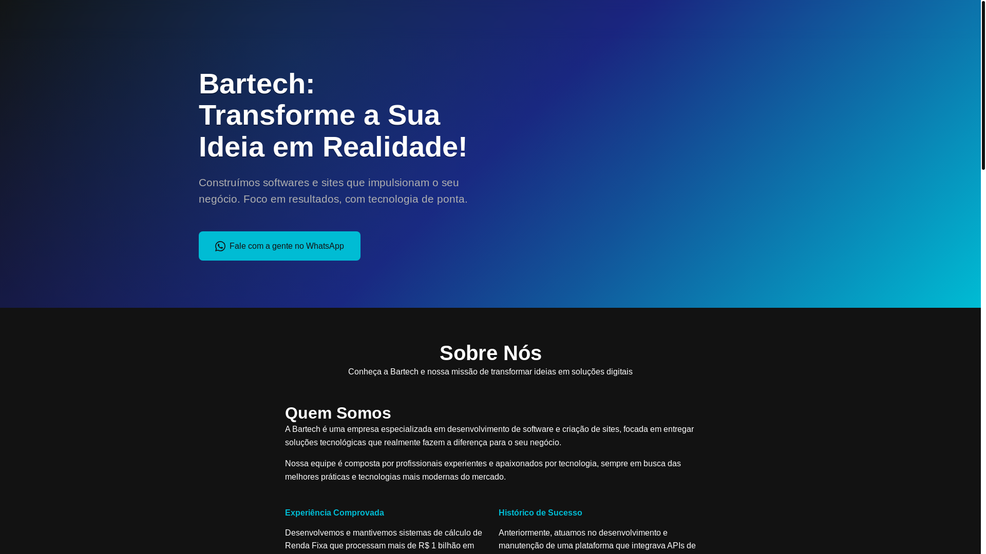 website screenshot of https://bartech.pages.dev/