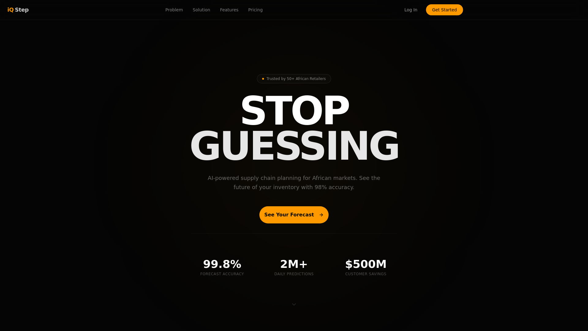 website screenshot of https://iq-step.com/