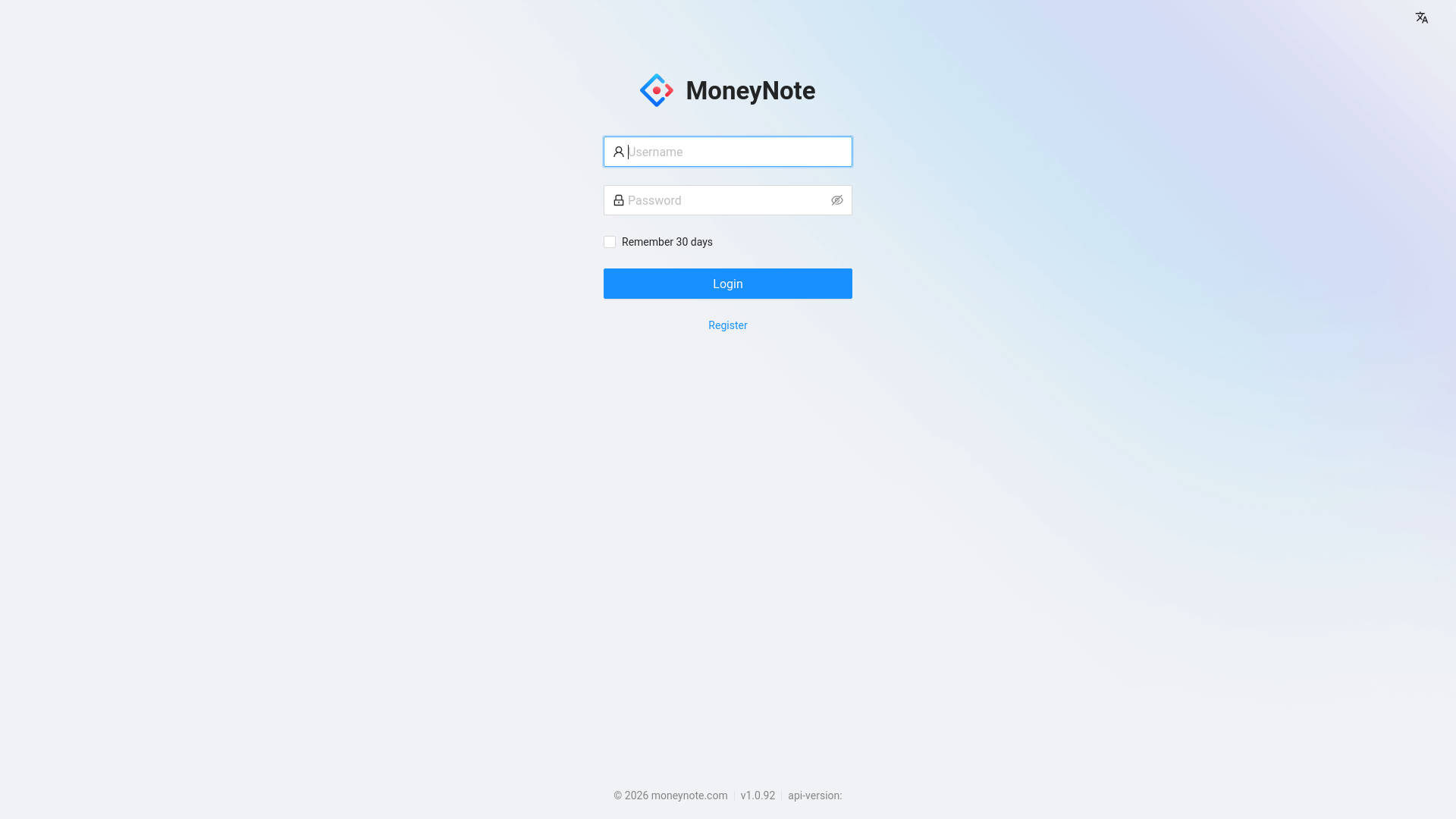 website screenshot of https://moneynote-pc.pages.dev/