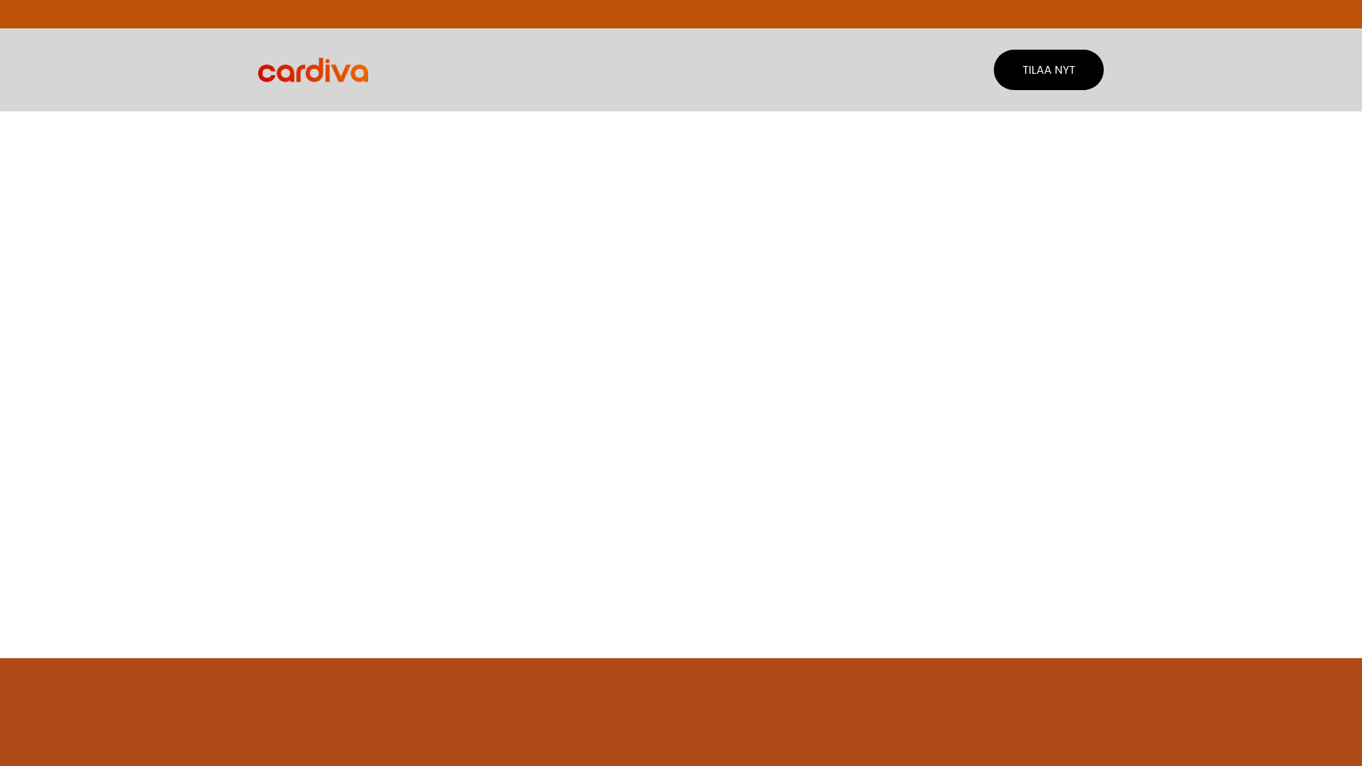 website screenshot of https://cardiva.fi/