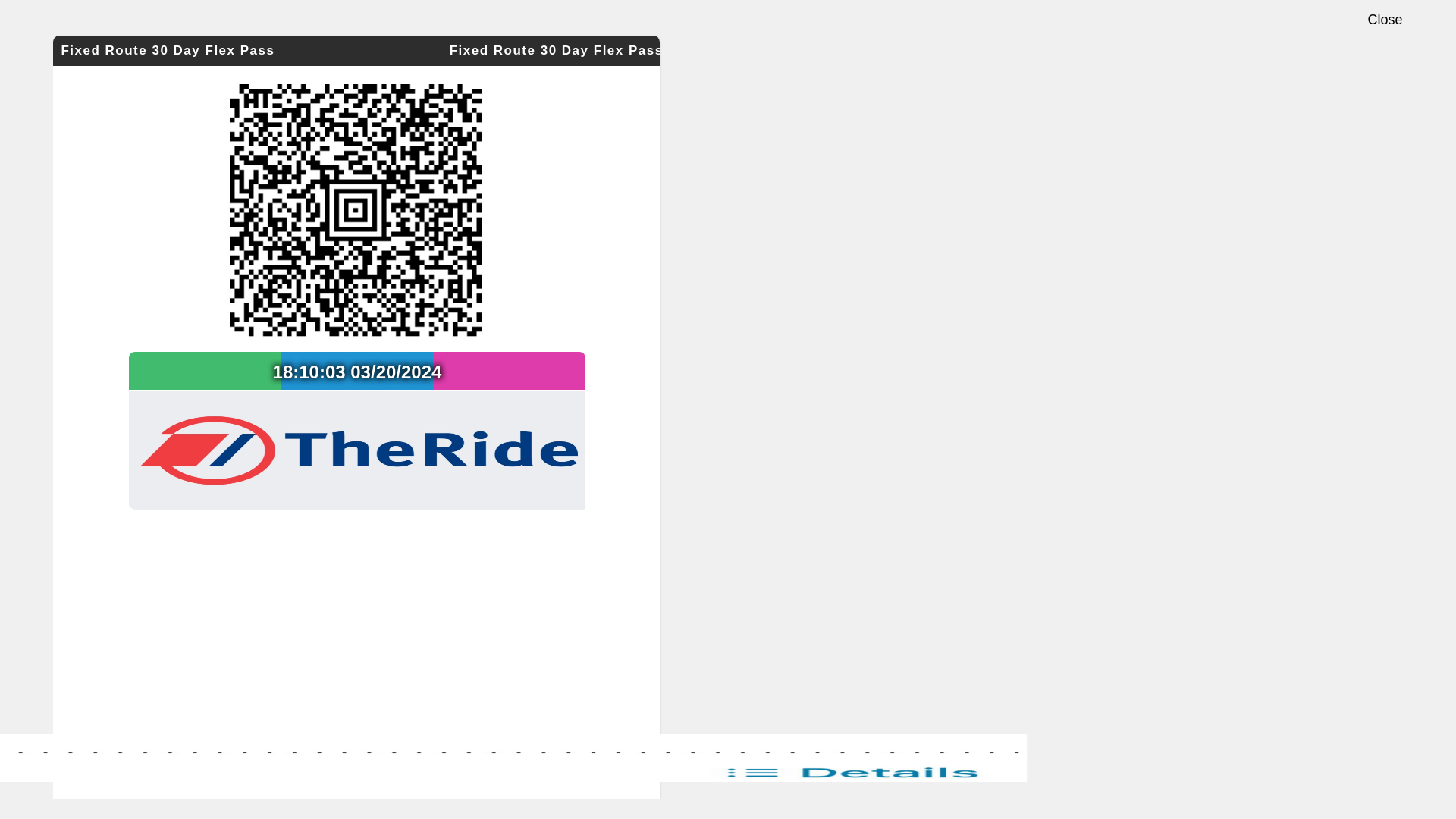 website screenshot of https://ezfaretheride1776.netlify.app/