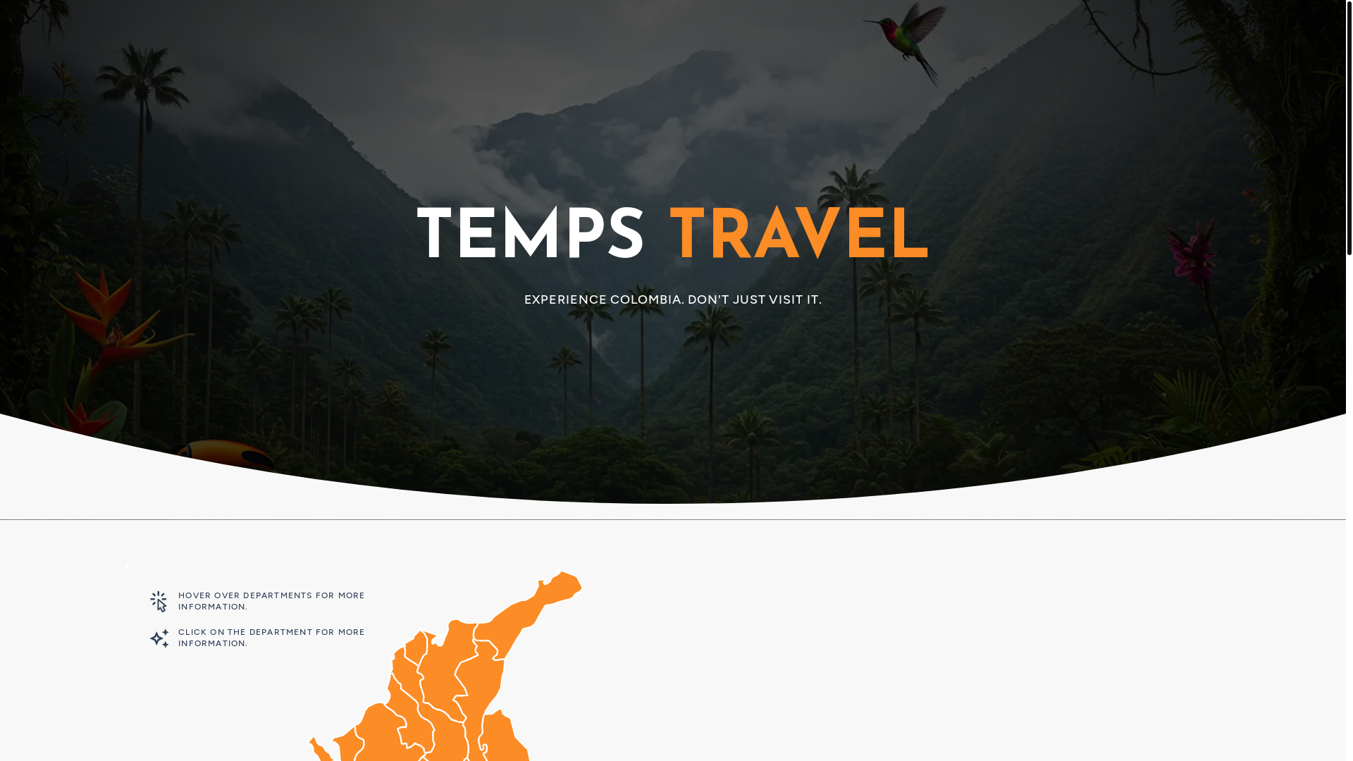 website screenshot of https://tempstravel.pages.dev/