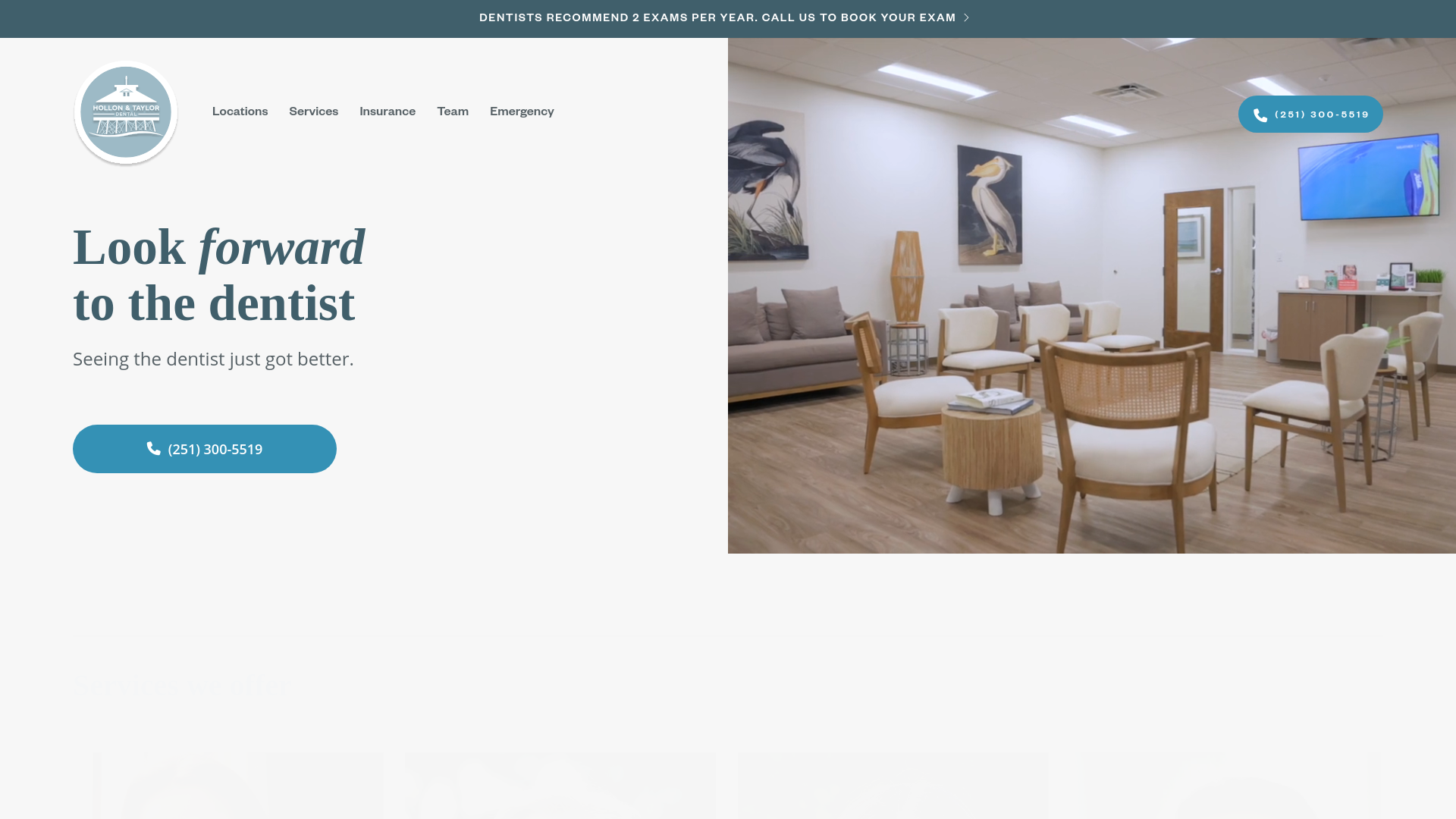 website screenshot of https://hollonandtaylor.com/