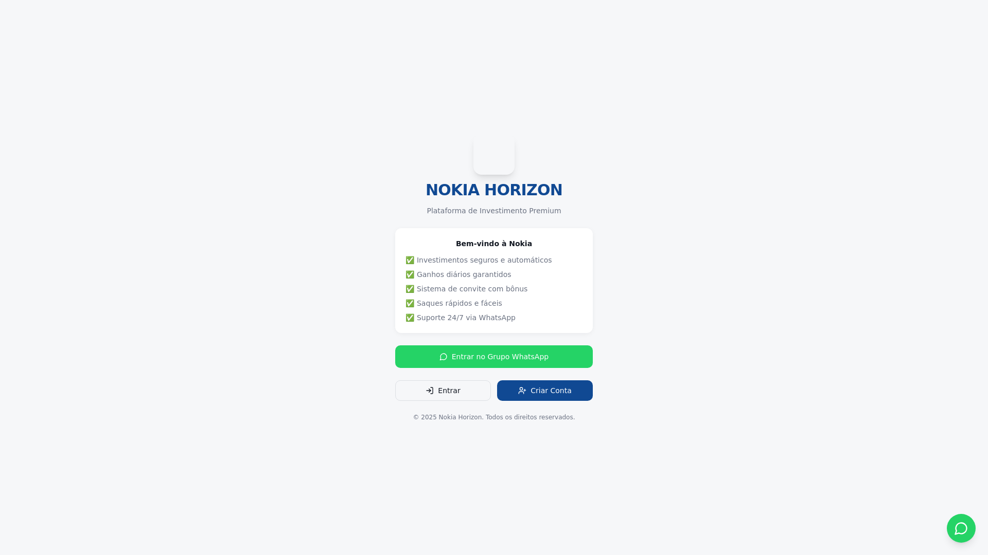 website screenshot of https://nokiahorizon.site/