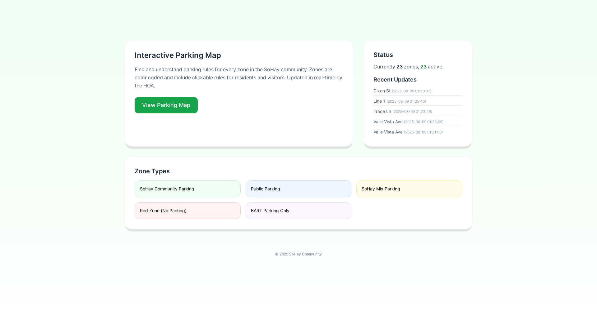 website screenshot of https://sohaycommunity.com/