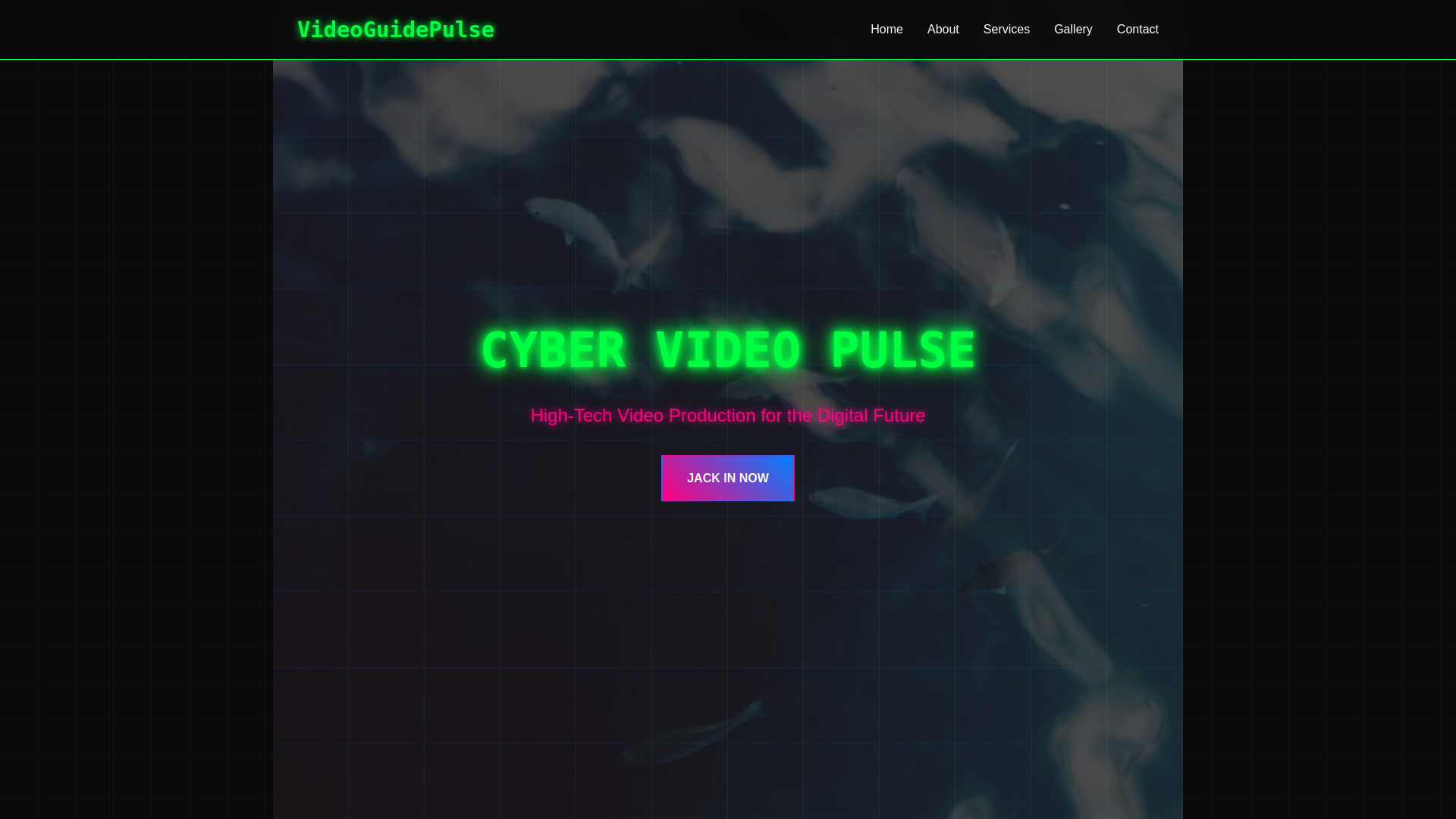 website screenshot of https://videoguidepulse.shop/
