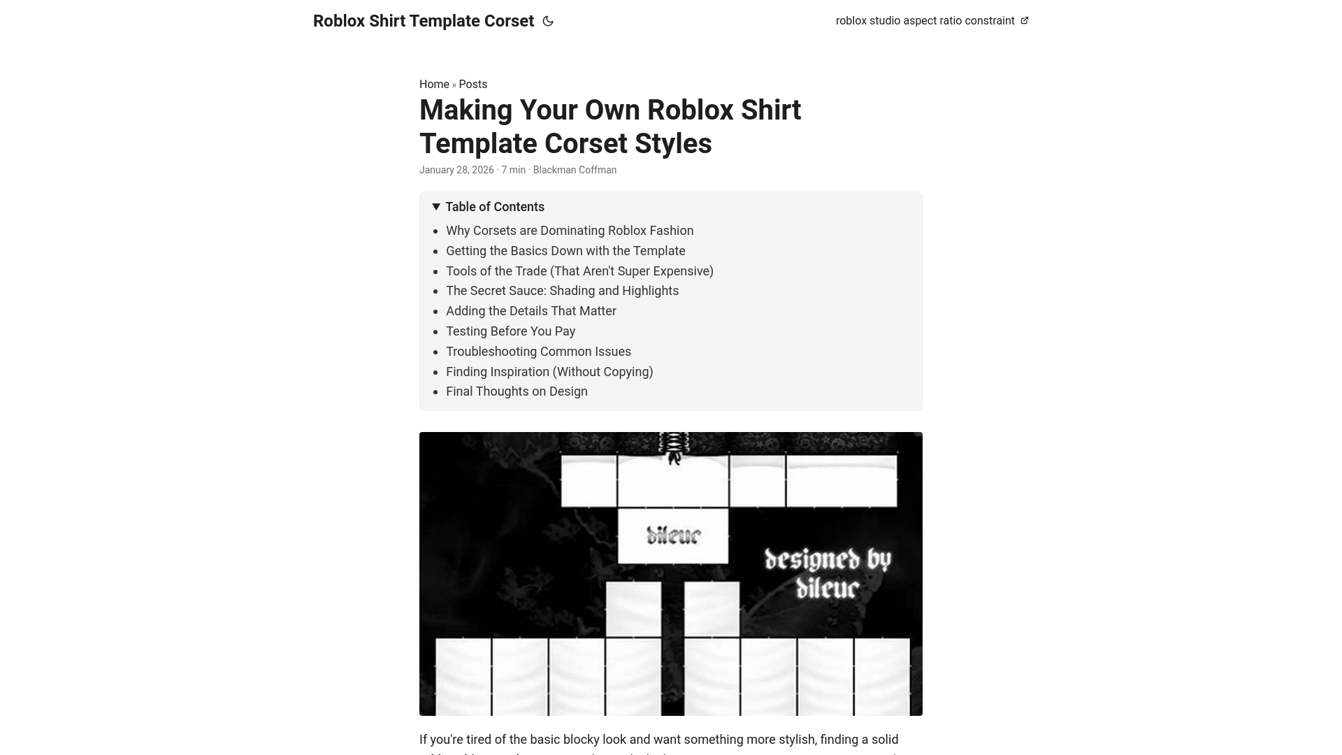 website screenshot of https://roblox-shirt-template-corset.pages.dev/