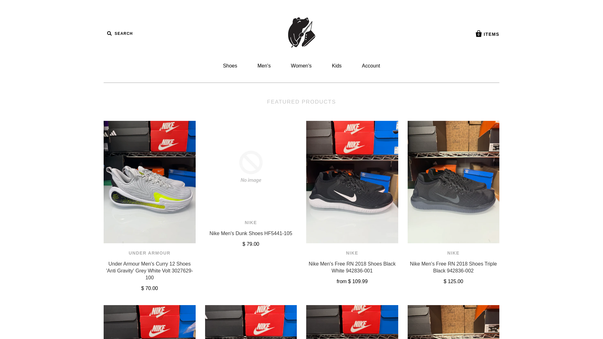 website screenshot of https://snagyoursneakers.com/