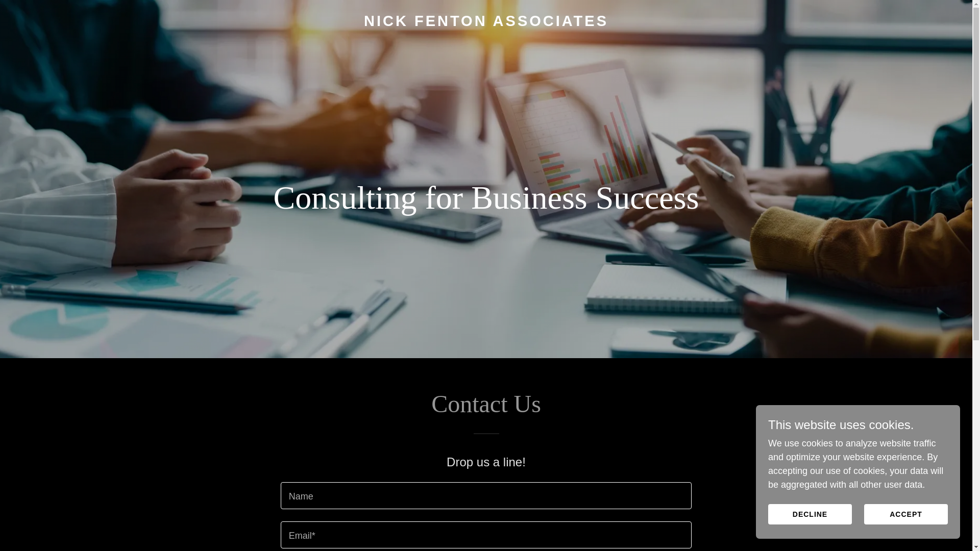 website screenshot of https://nickfentonassociates.com/