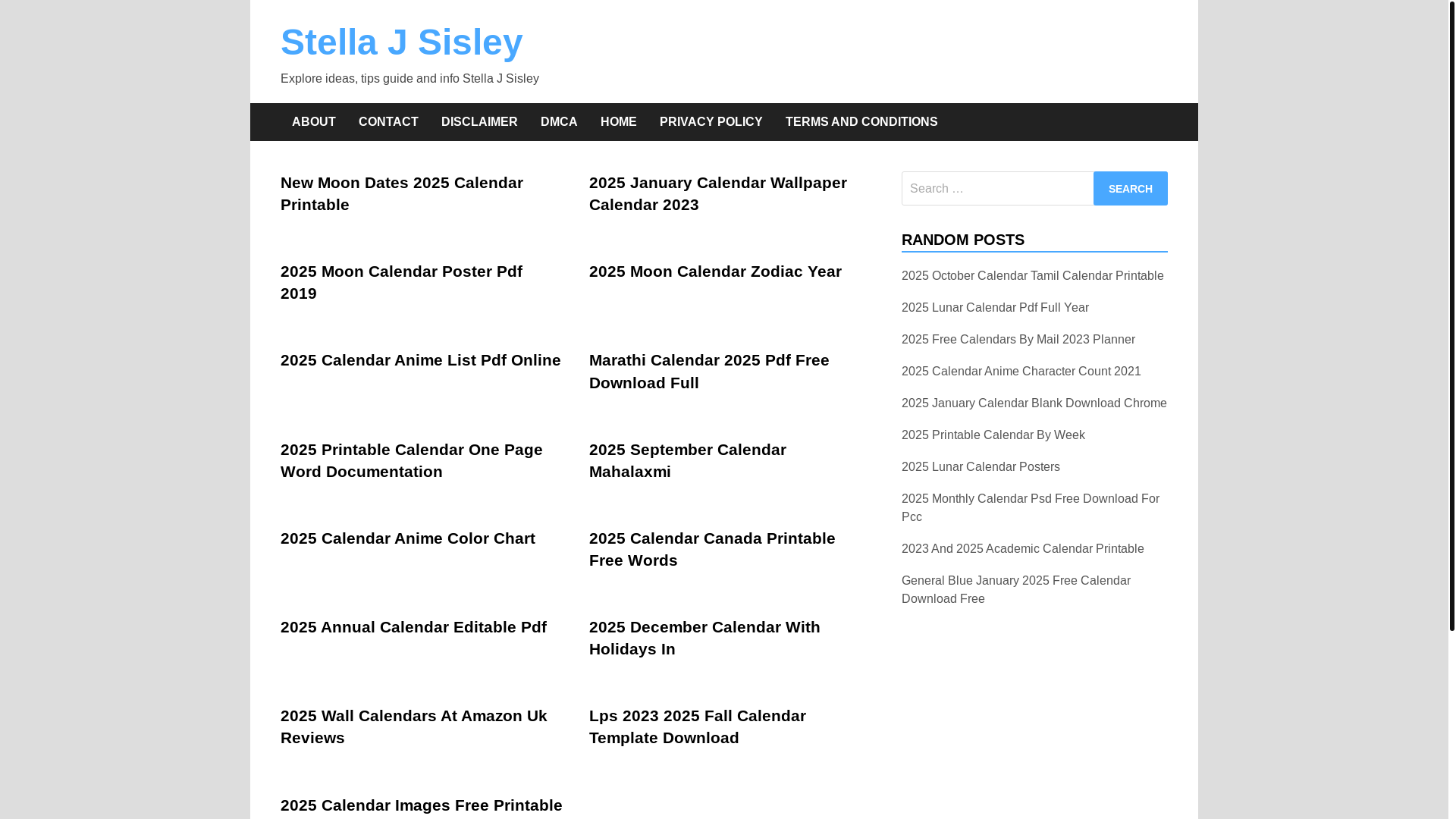 website screenshot of https://stellajsisley.pages.dev/