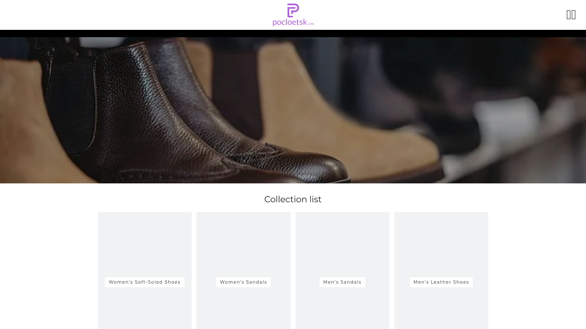 website screenshot of https://pocloetsk.com