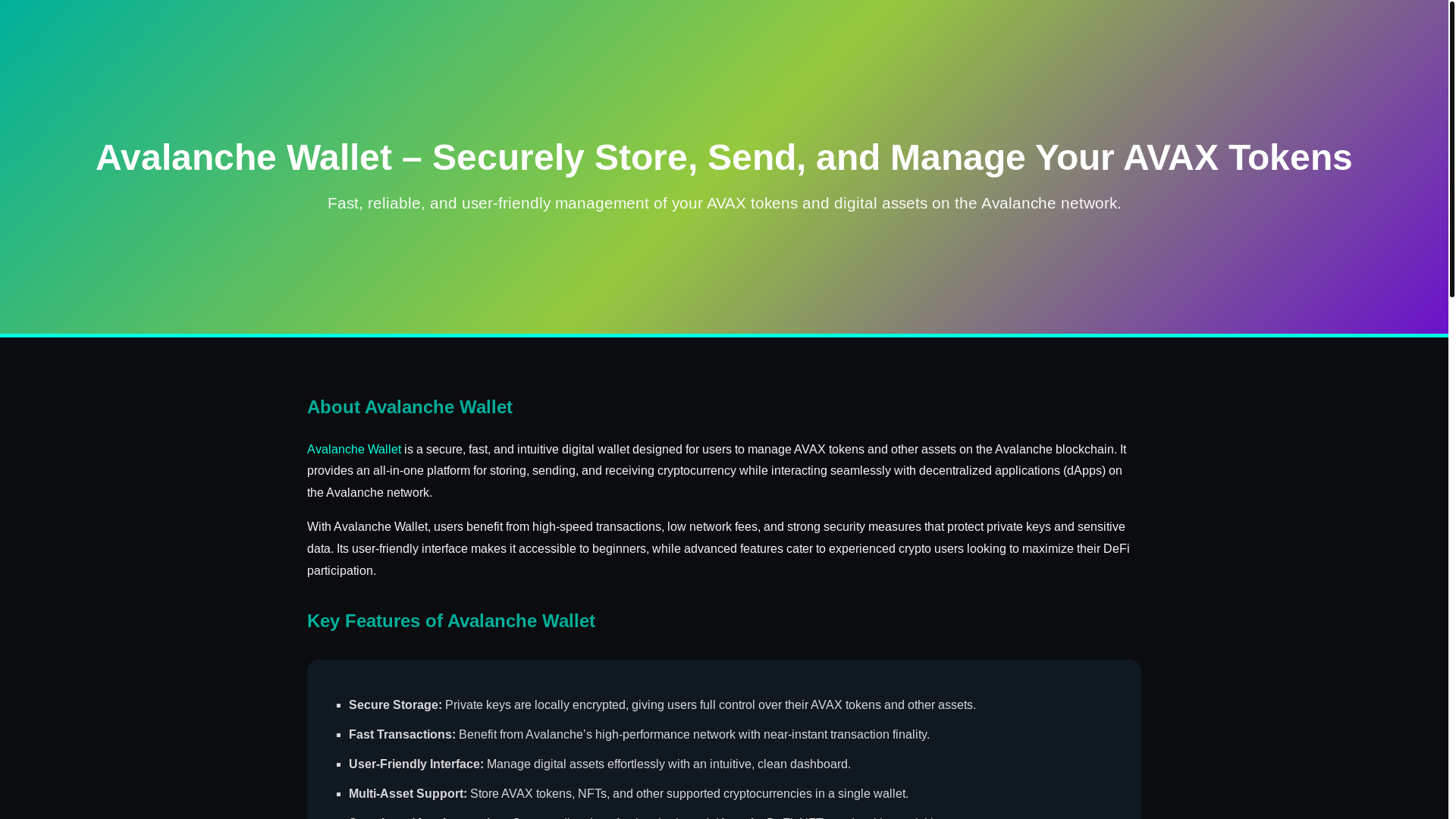 website screenshot of https://avalanhe-wallet-en-io.pages.dev/