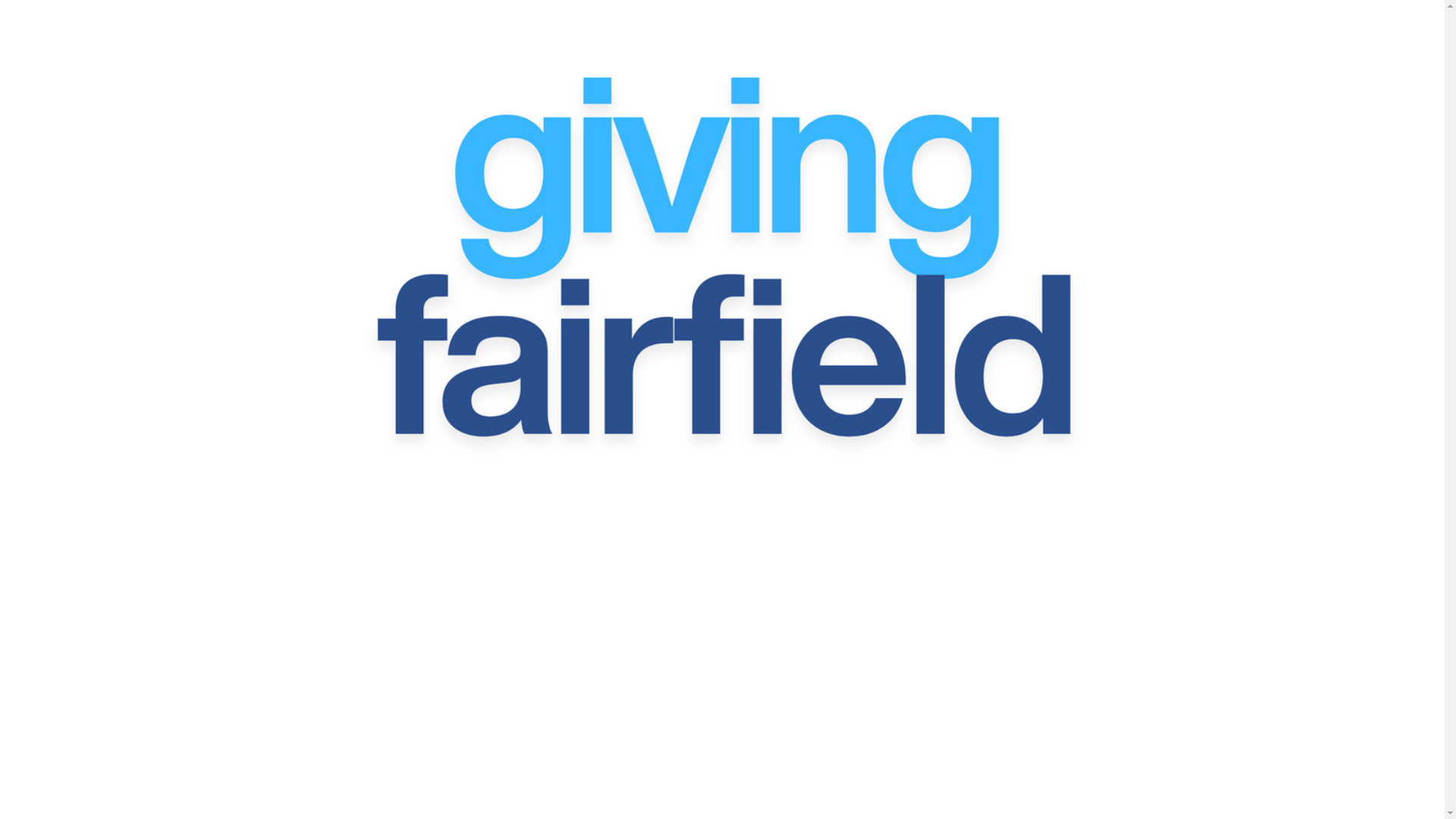 website screenshot of https://givingfairfield.org/