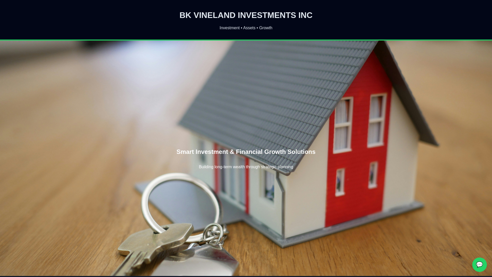 website screenshot of https://bkvinelandinvestmentsinc.live/
