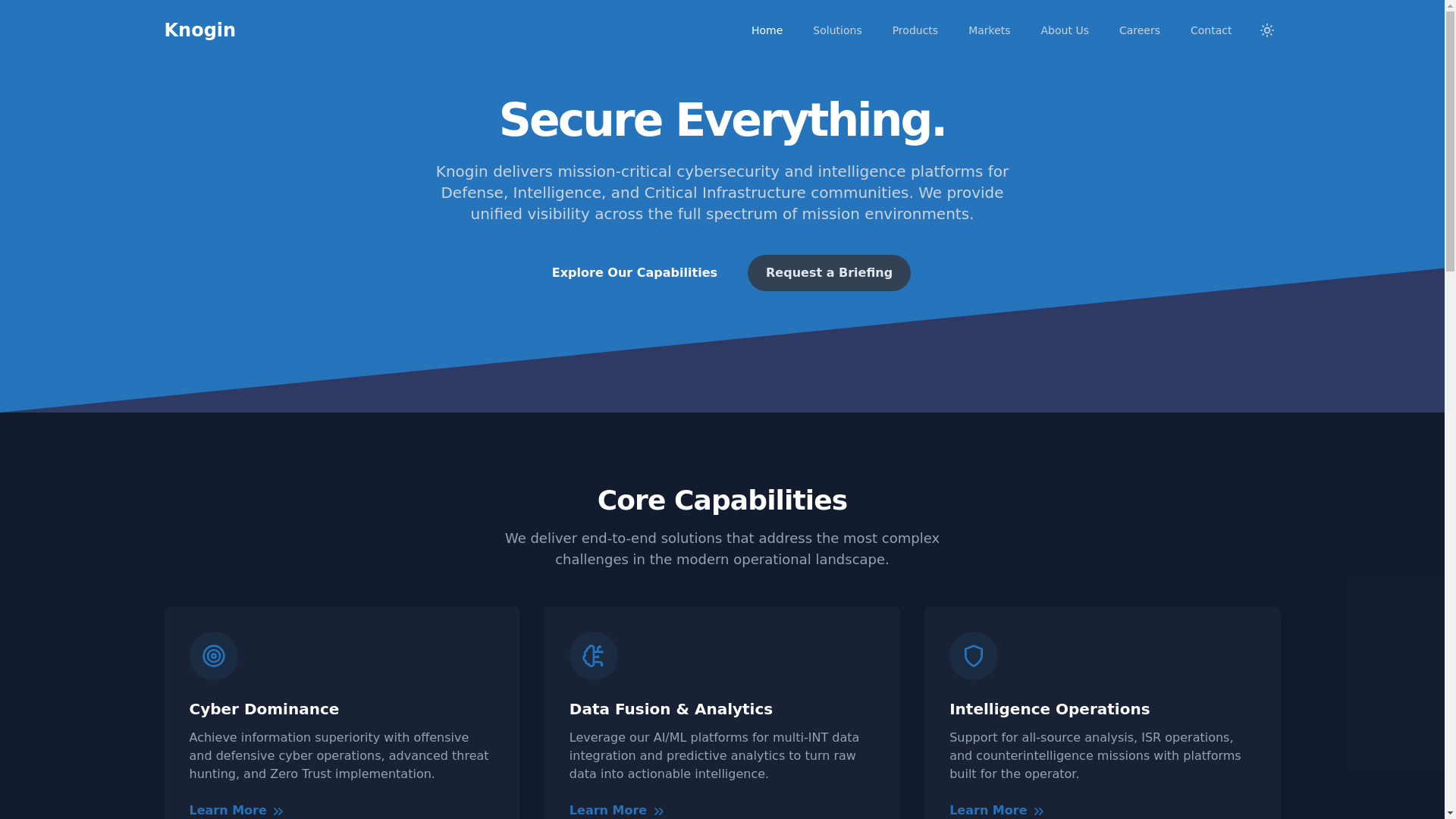 website screenshot of https://knogin-website.pages.dev/
