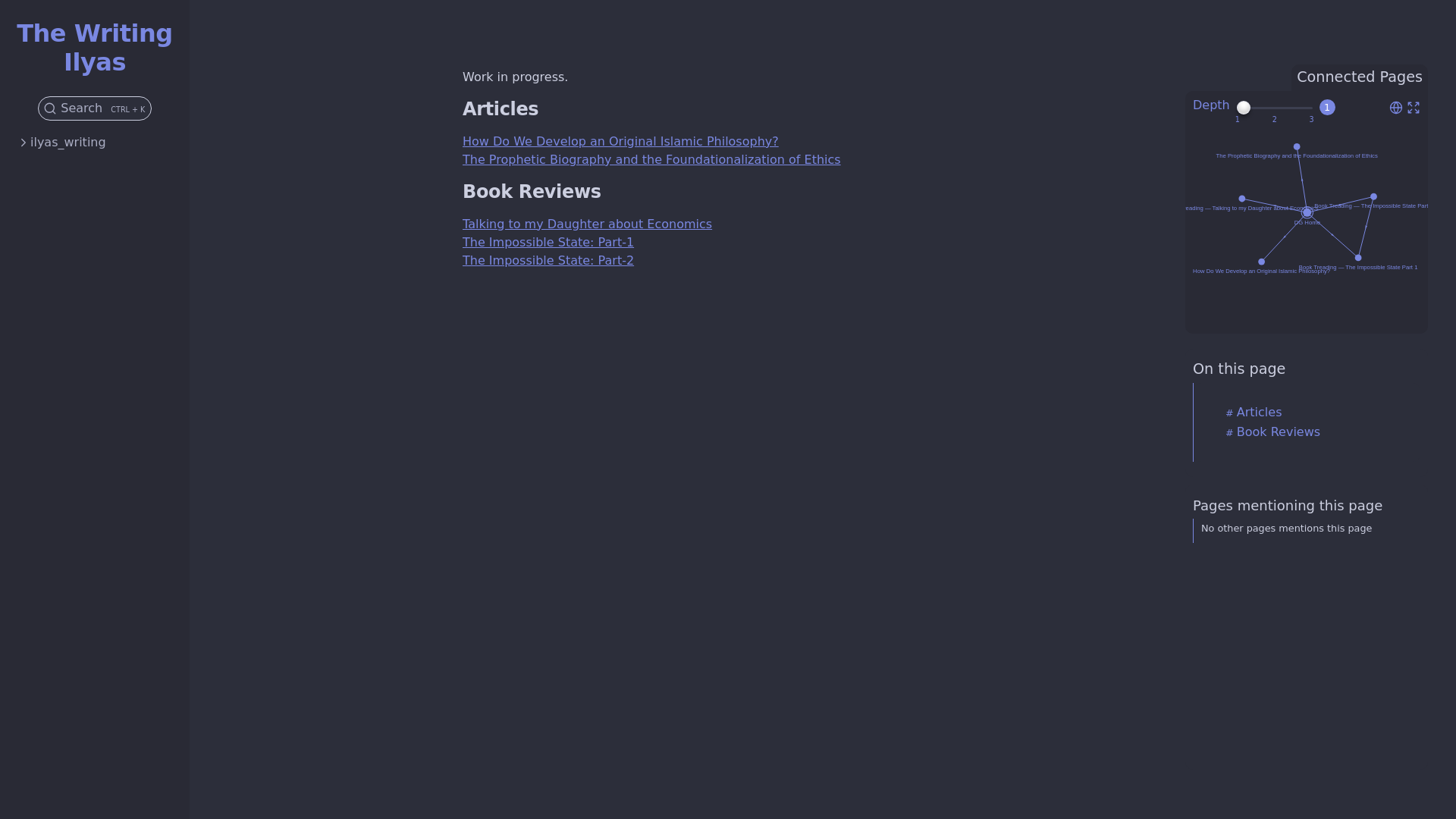 website screenshot of https://obsidian-writing.pages.dev/