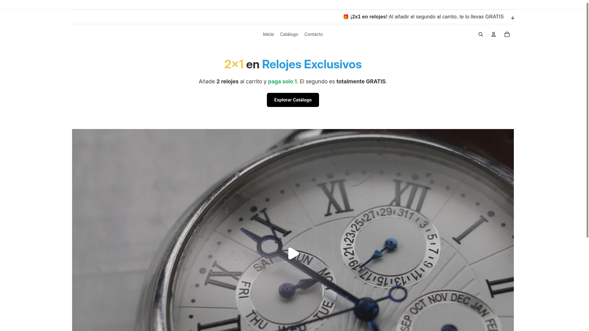 website screenshot of https://watches2x1.com/