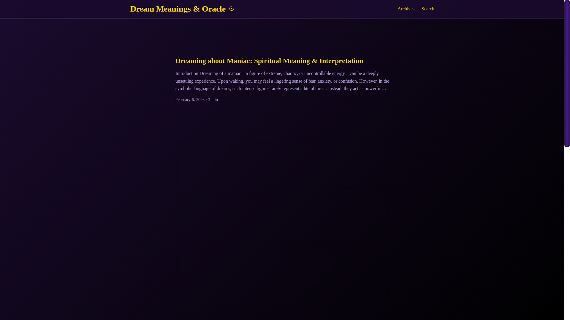 website screenshot of https://truedreamguide.com/