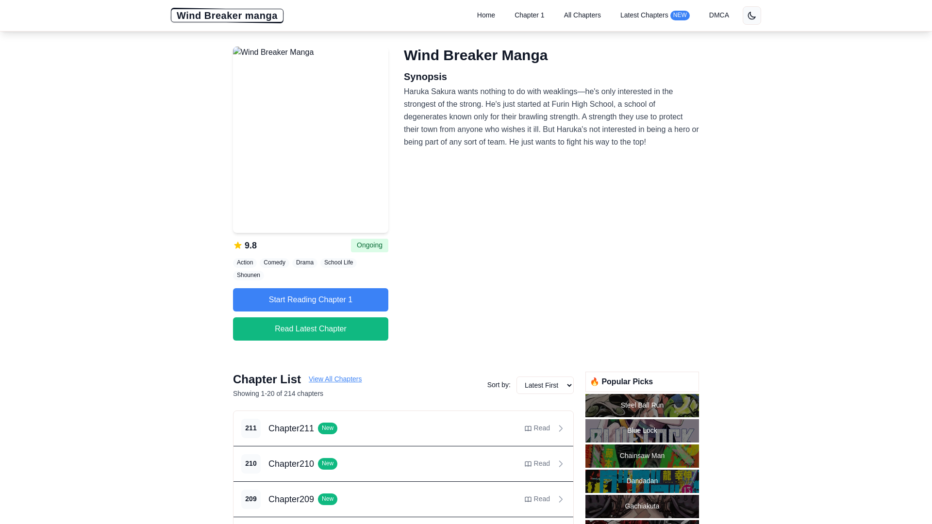 website screenshot of https://wind-breaker-saas.pages.dev/