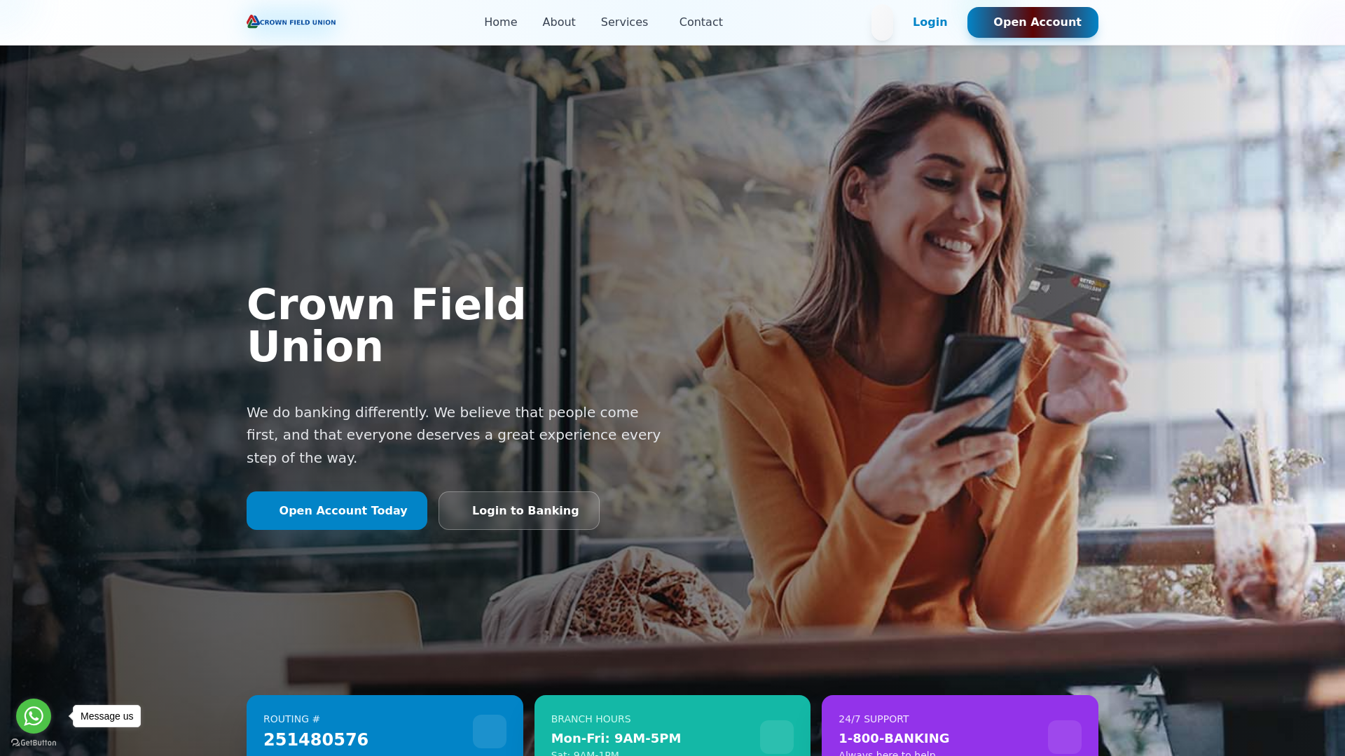 website screenshot of https://evercrater.com/