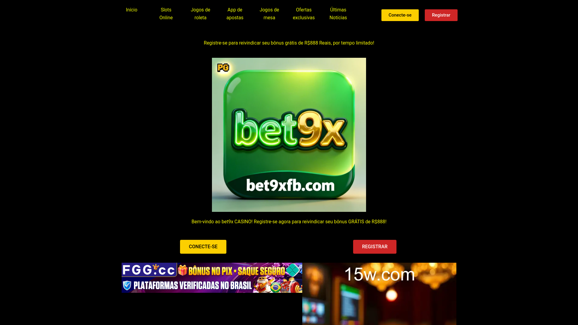 website screenshot of https://bet9xfb.com