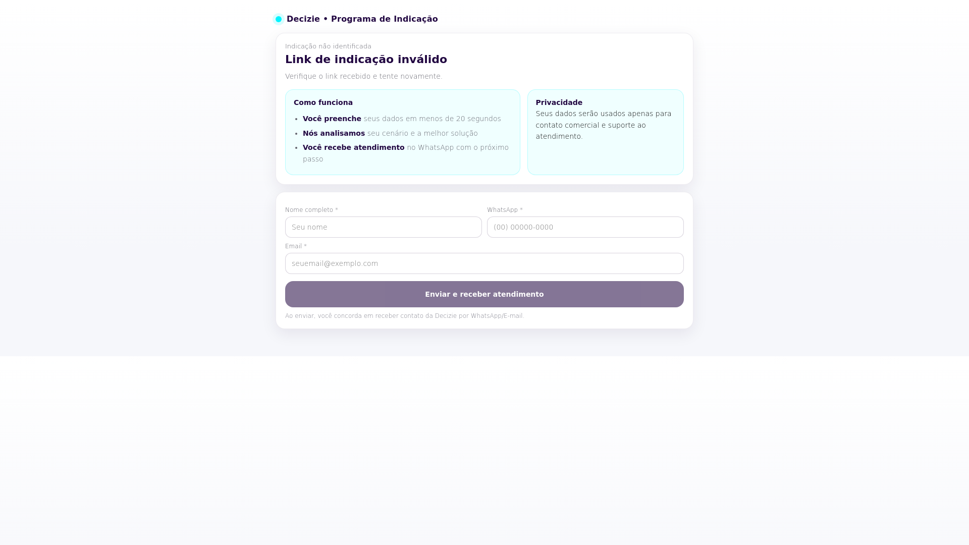 website screenshot of https://appindicado.pages.dev/