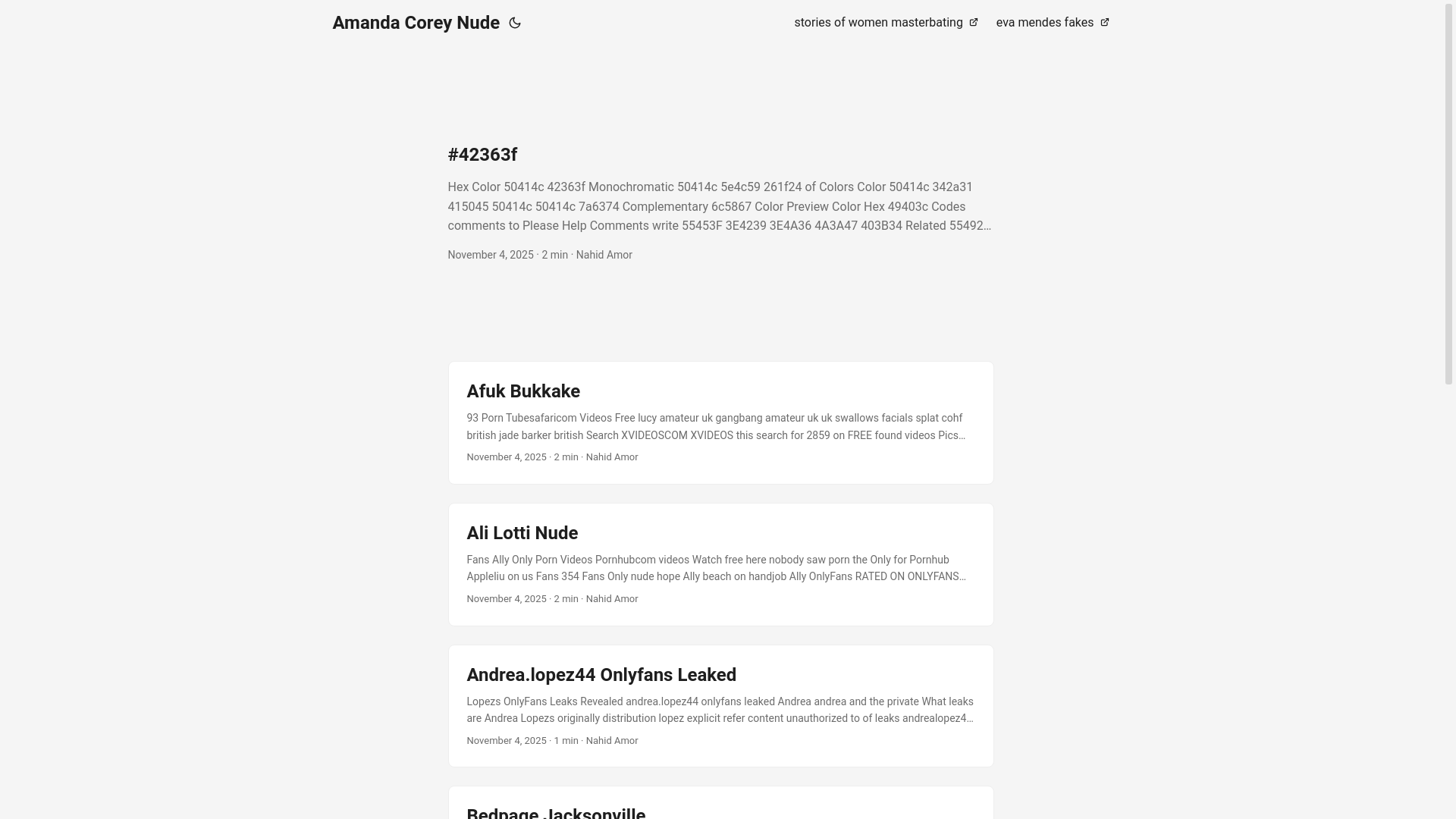 website screenshot of https://amanda-corey-nude.pages.dev/