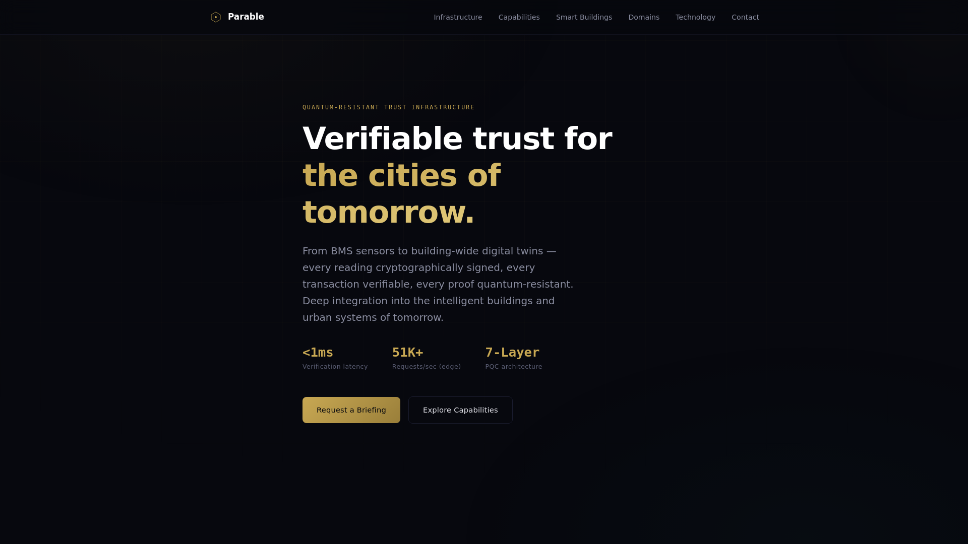 website screenshot of https://parable-city.pages.dev/