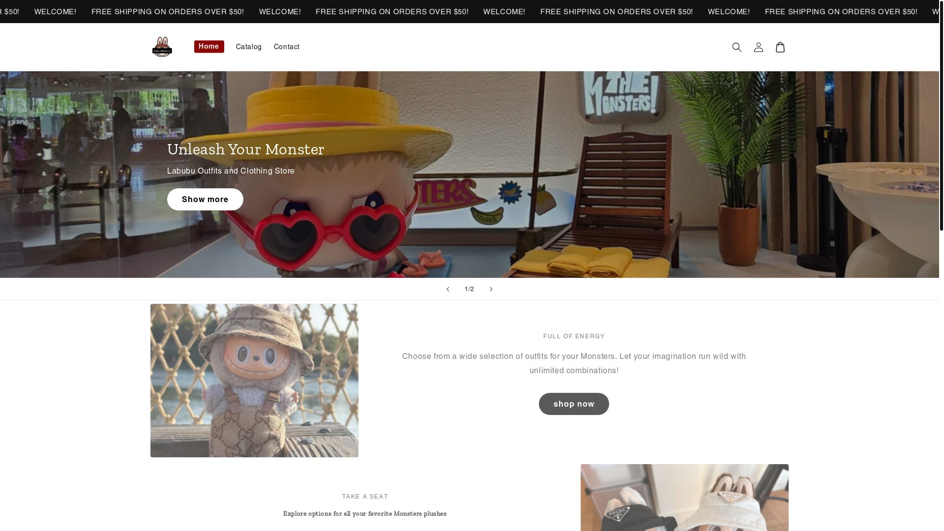 website screenshot of https://bubusplaystore.com/