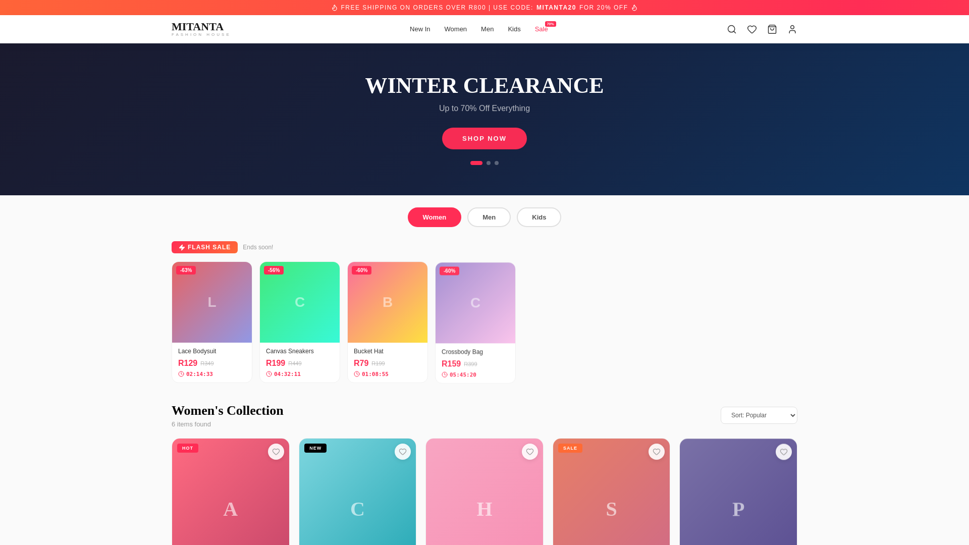 website screenshot of https://mitanta-fashion-house.pages.dev/